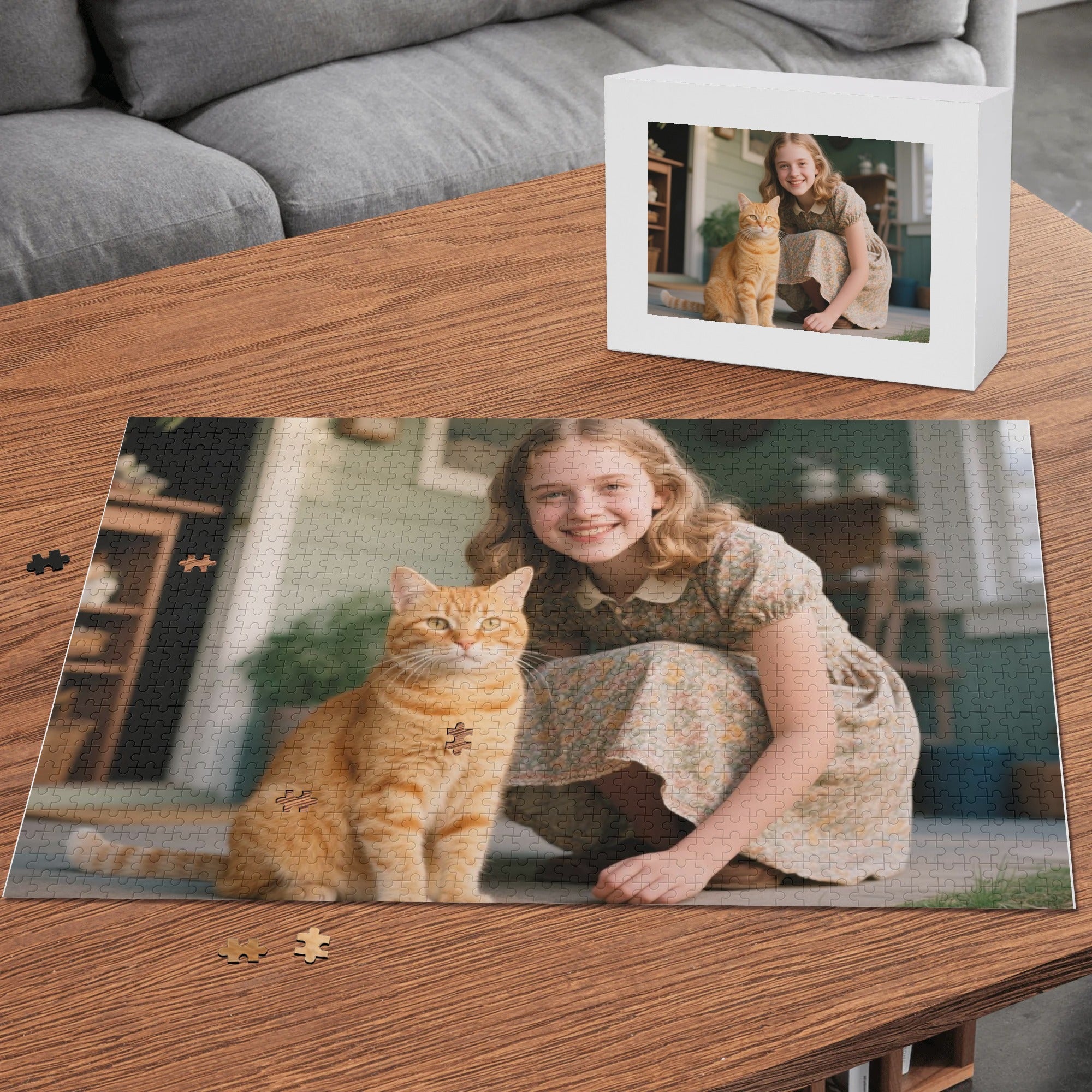 Custom Wooden Photo Puzzle – Premium Personalized Gift (1000 pcs)