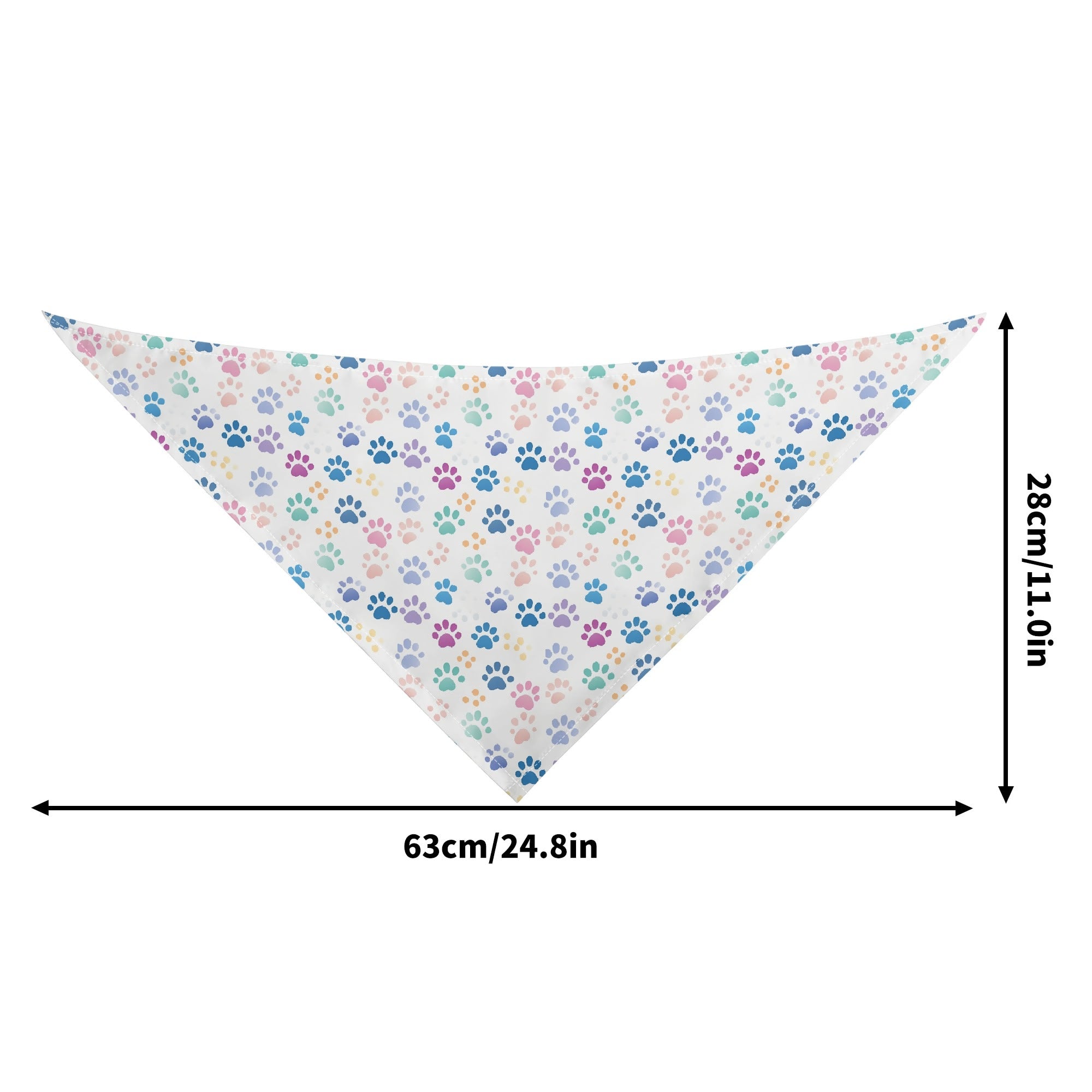 Dog Scarf Pet Adjustable Bandanas in Paws