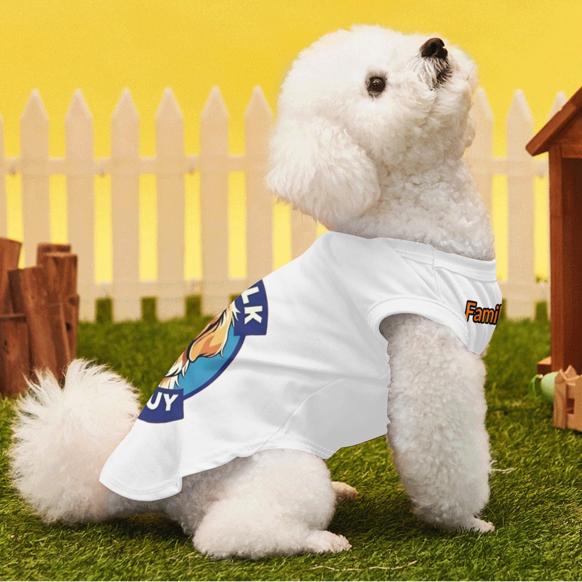 Print Pet Shirt Clothing Eco-friendly Cotton Shirt for Small Medium Dogs Cats