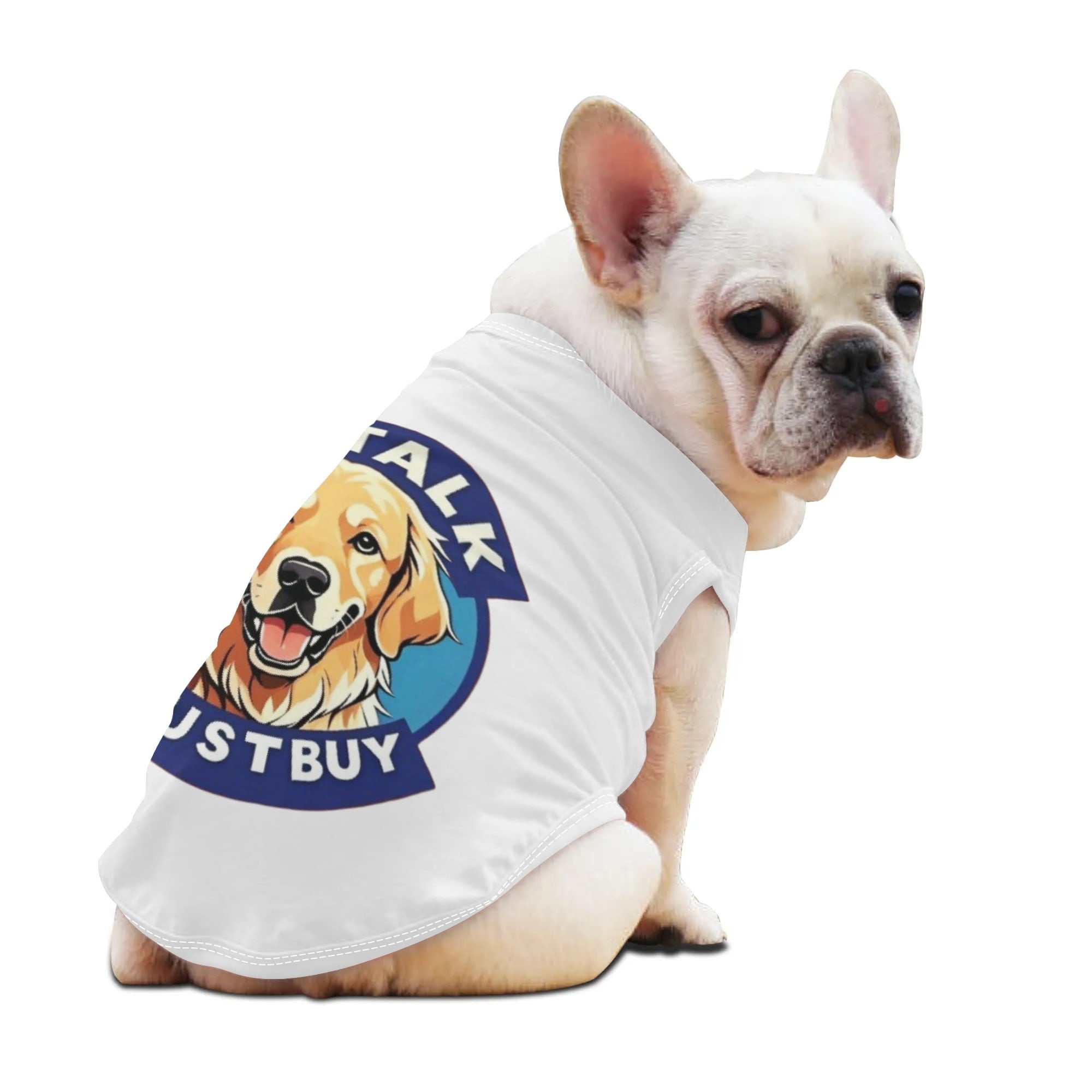 Print Pet Shirt Clothing Eco-friendly Cotton Shirt for Small Medium Dogs Cats