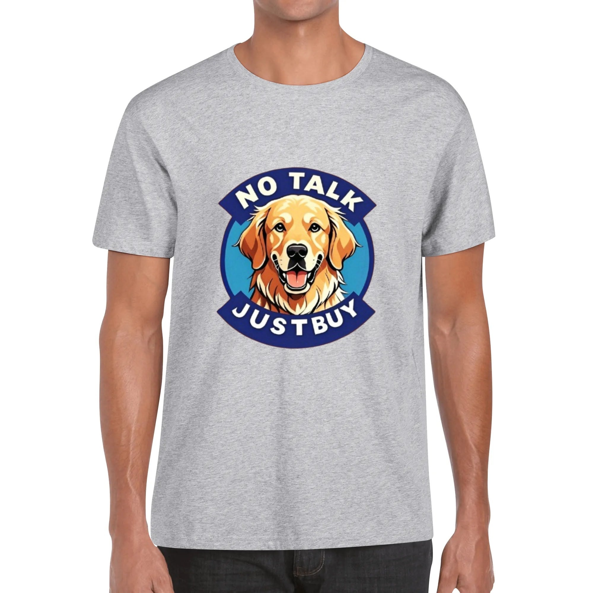 Men‘s Cotton Front Printing T Shirt
