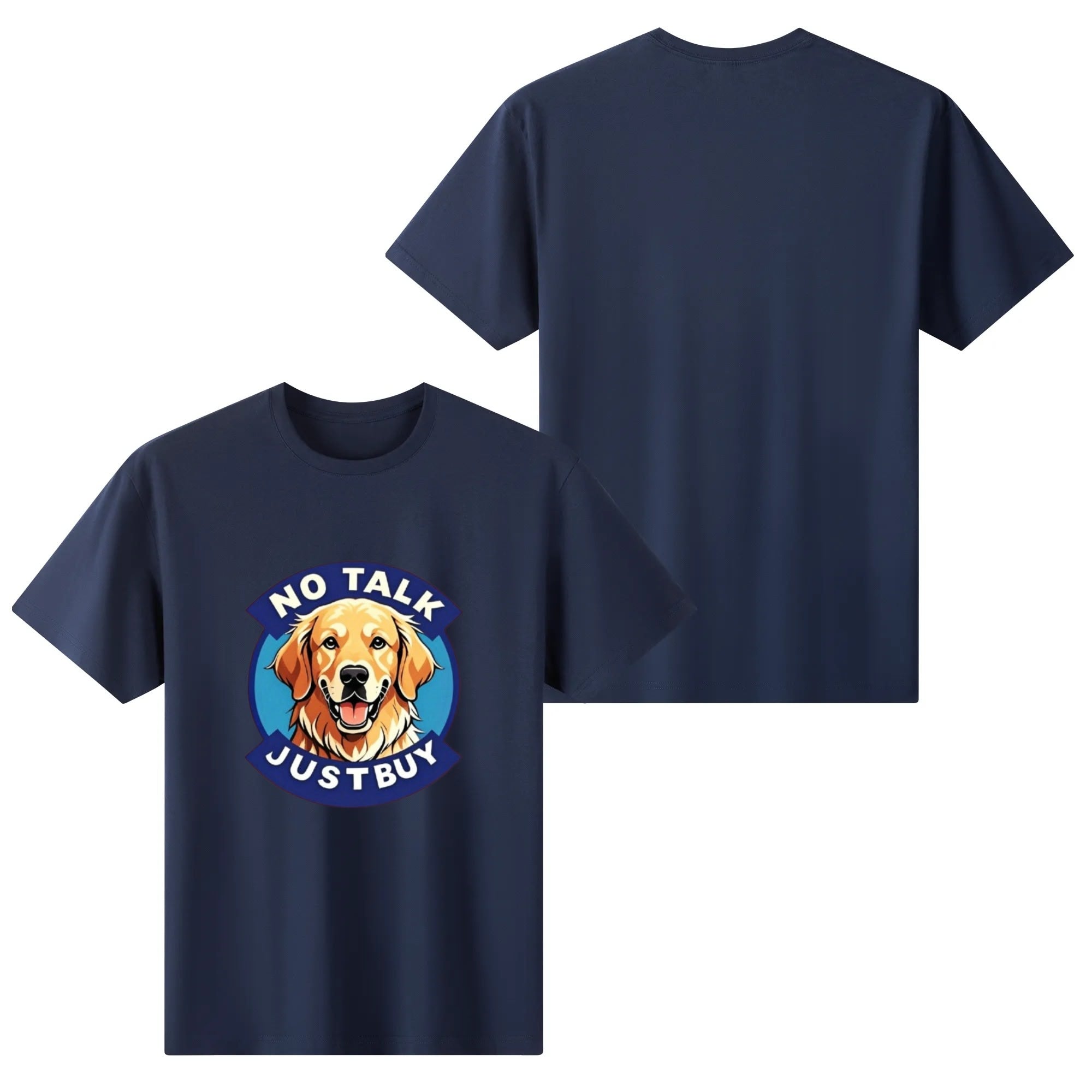 Men‘s Cotton Front Printing T Shirt