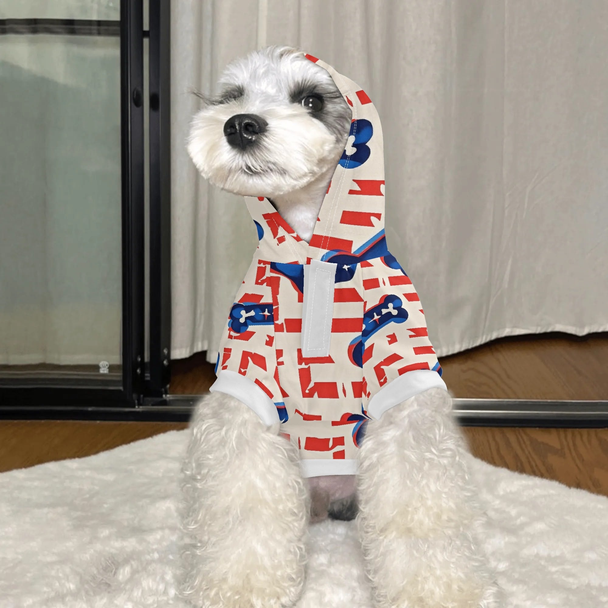 All print dog Hoodie--POD dog clothing