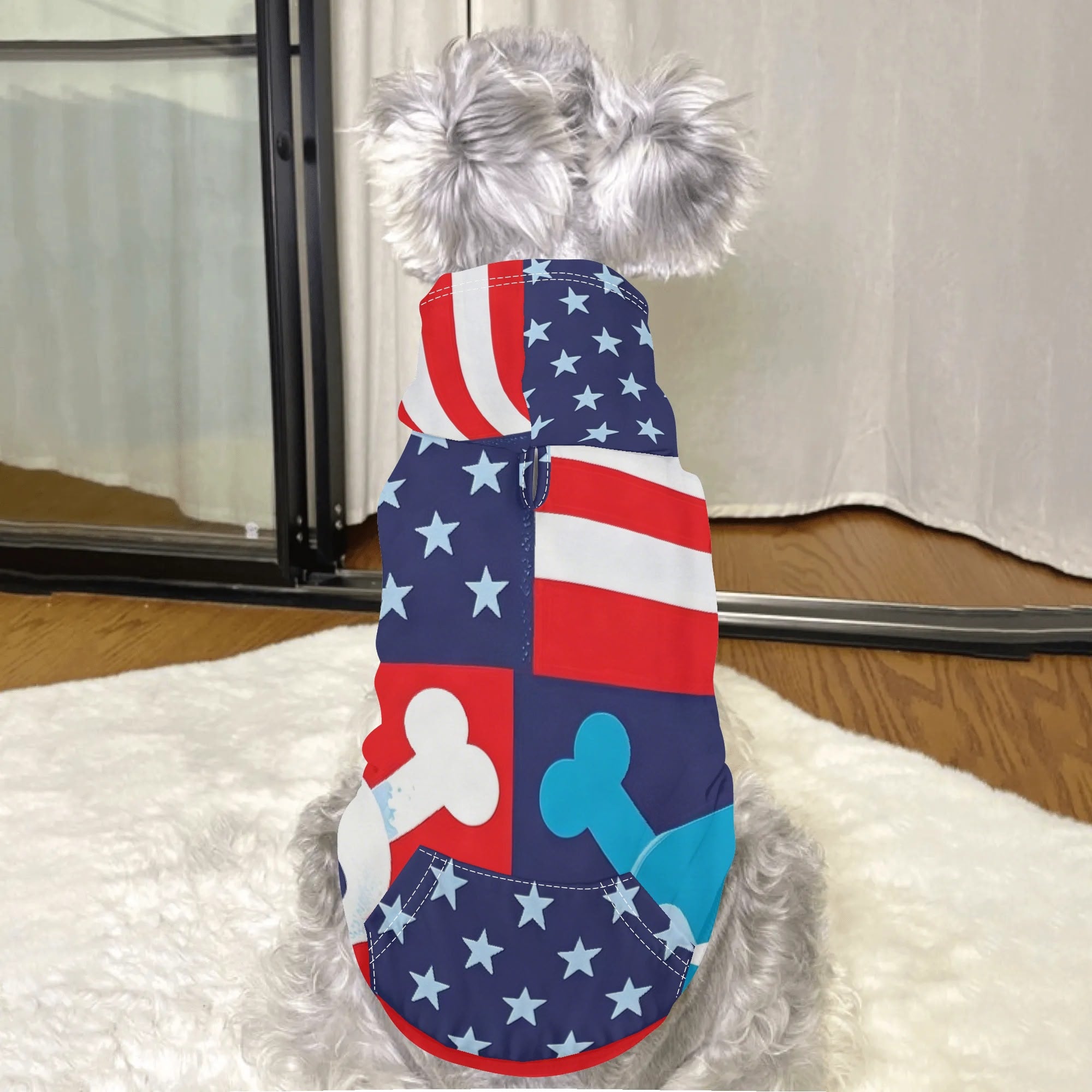 Full Printing Pet Pullover Hoodie-POD Dog Clothing