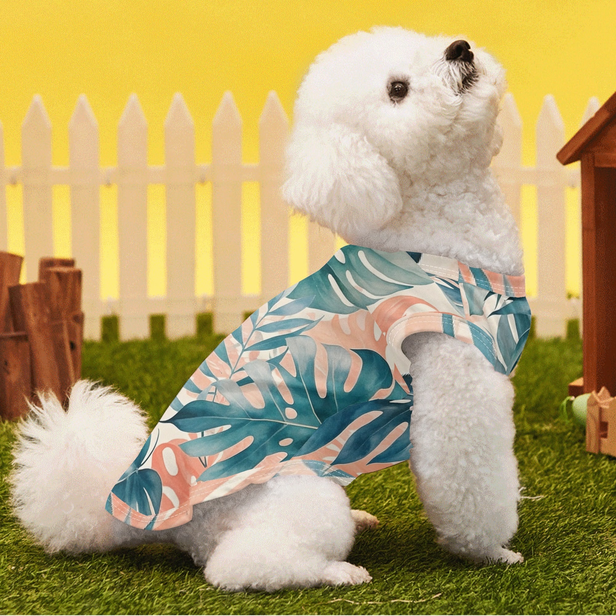 Full Printing POD Pet Clothing for Small Medium Dogs Cats
