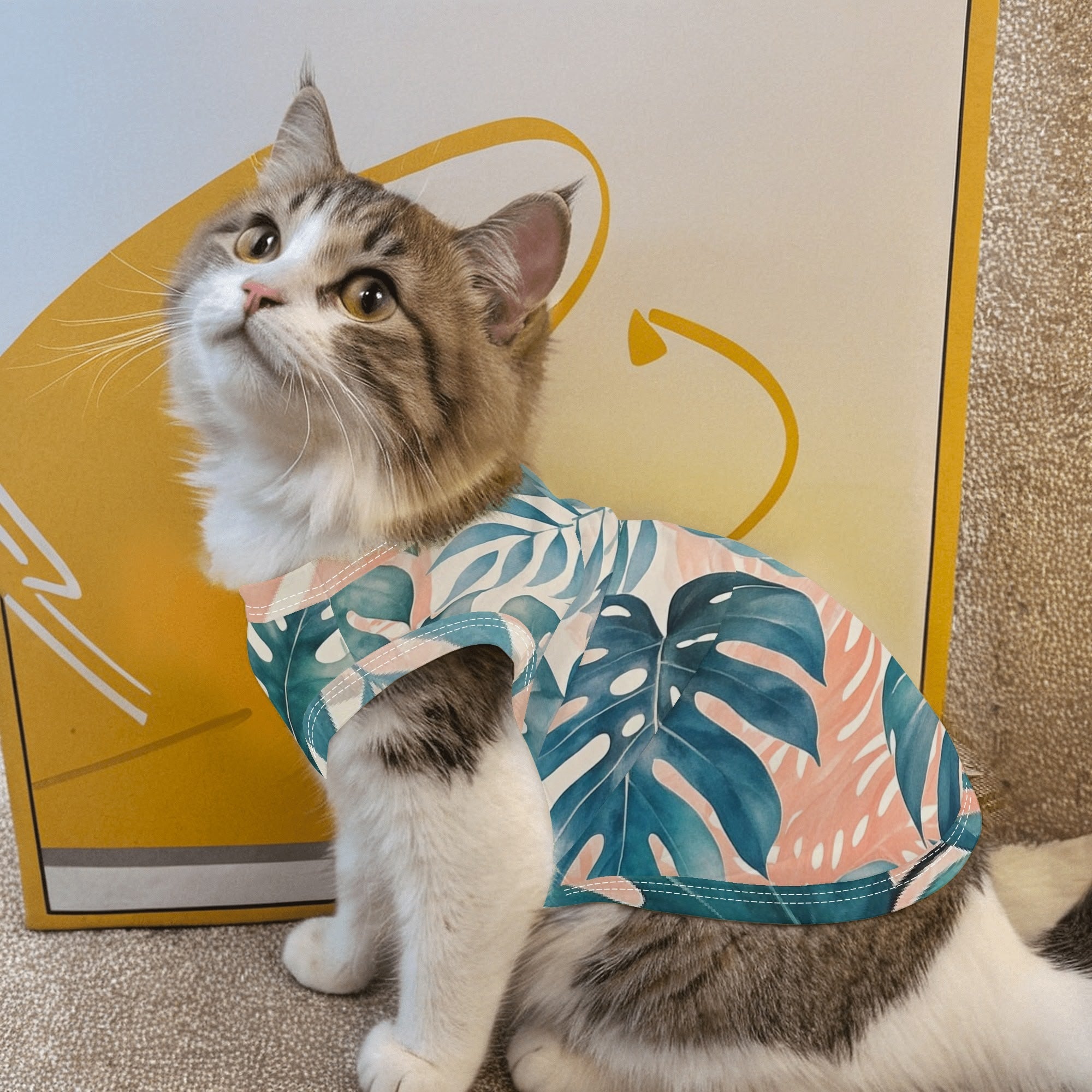 Full Printing POD Pet Clothing for Small Medium Dogs Cats