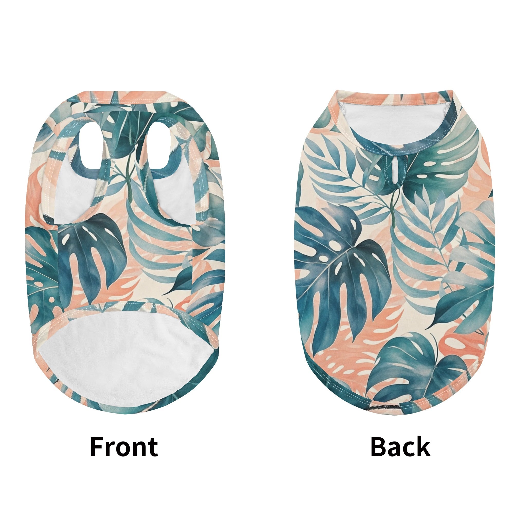 Full Printing POD Pet Clothing for Small Medium Dogs Cats
