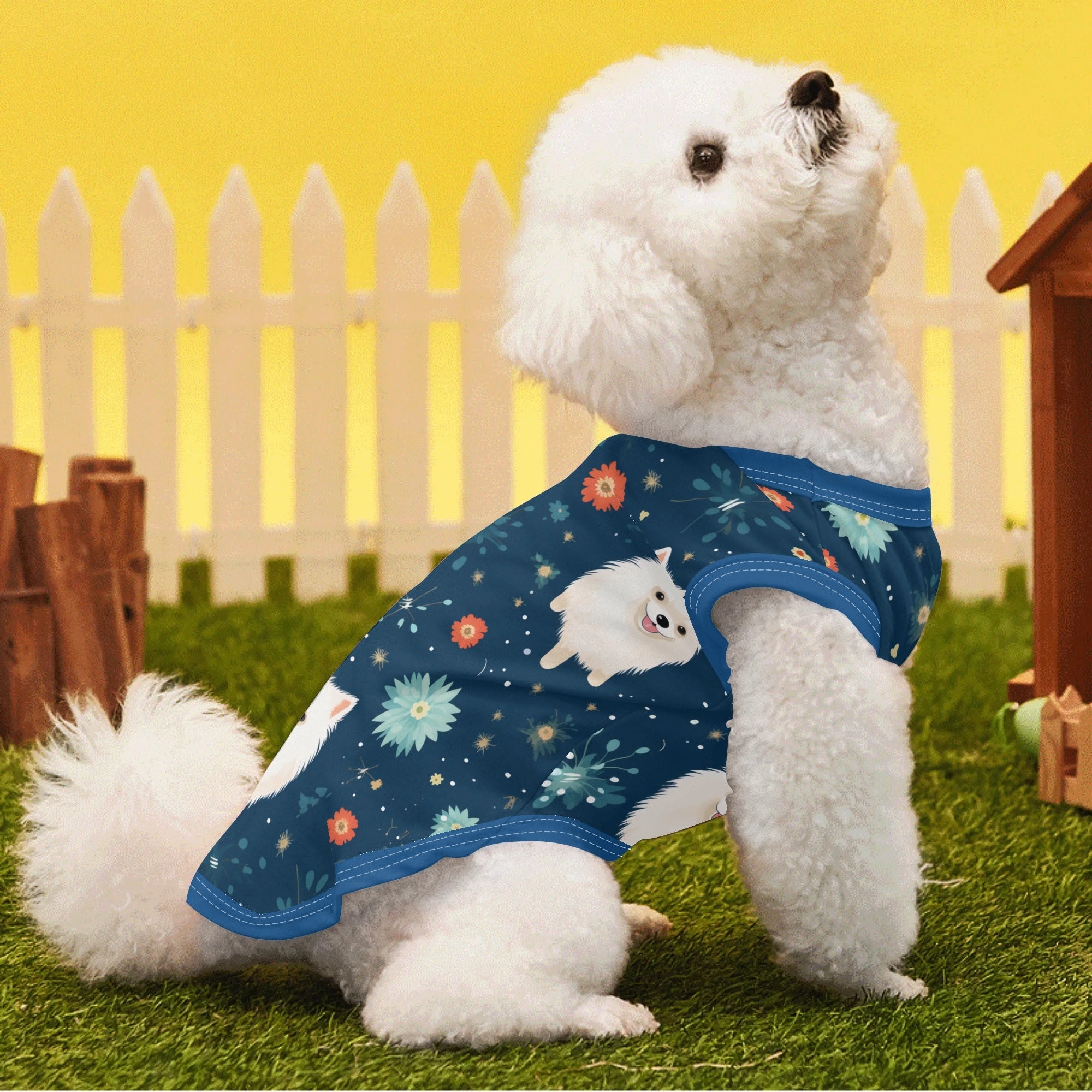 Full Print Pet Shirt for Small Medium Dogs Cats-POD Pet Clothing