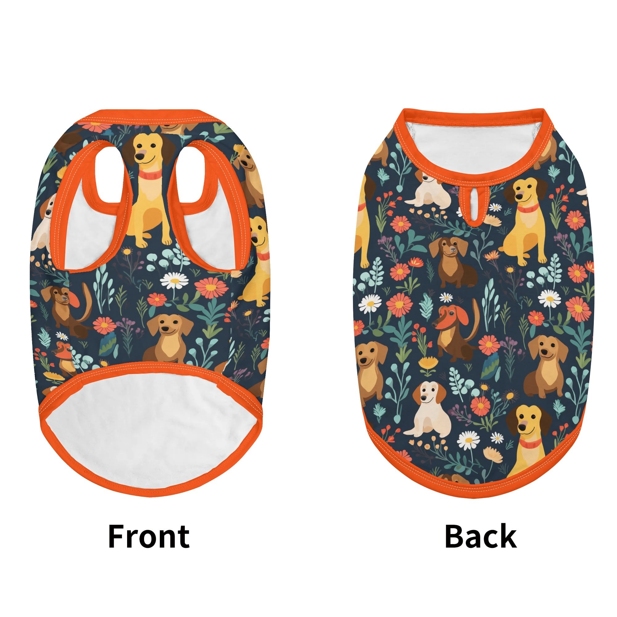 Full Print Pet Clothing POD Pet Gift For Small Medium Dogs