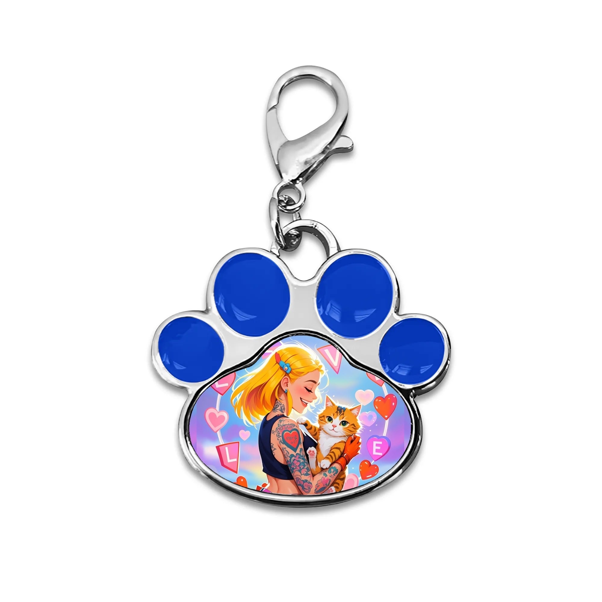 Personalized Pet Paw Pendant – Custom Photo Charm