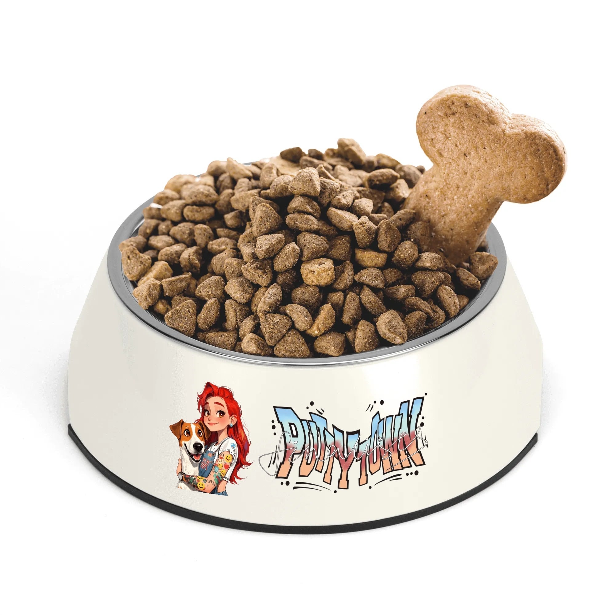 Customizable Stainless Steel Pet Bowl – Stylish &Personalized Feeding Time
