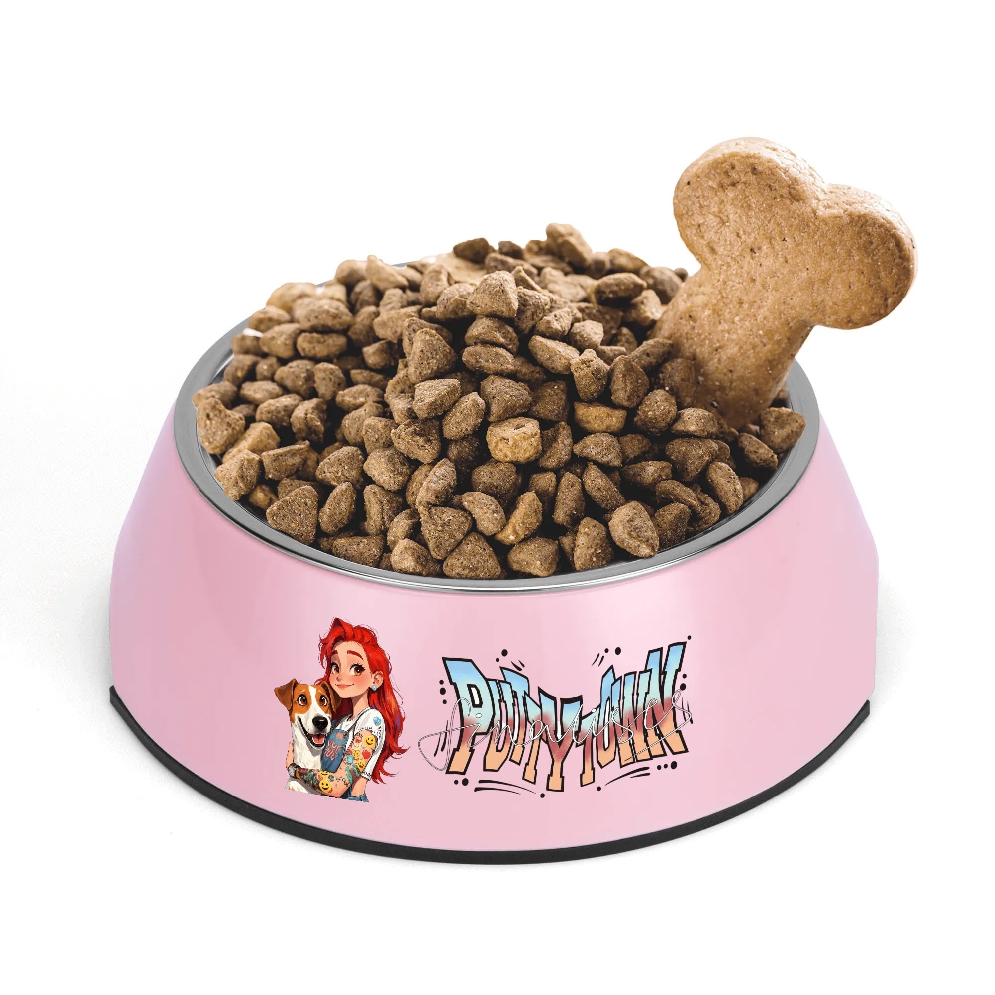 Customizable Stainless Steel Pet Bowl – Stylish &Personalized Feeding Time