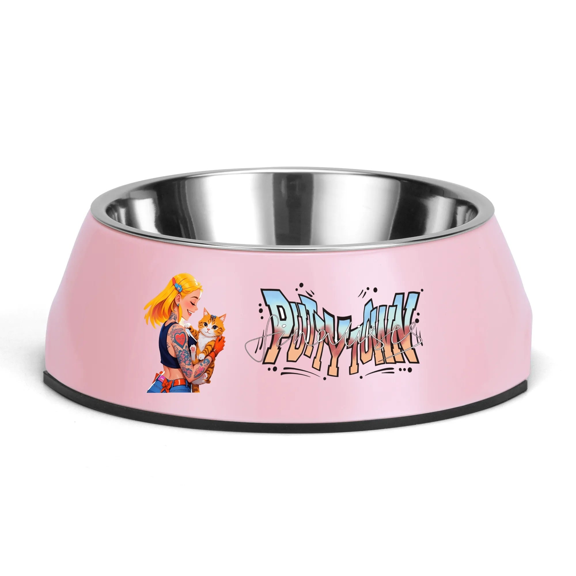 Customizable Stainless Steel Pet Bowl – Stylish&Personalized Feeding Time