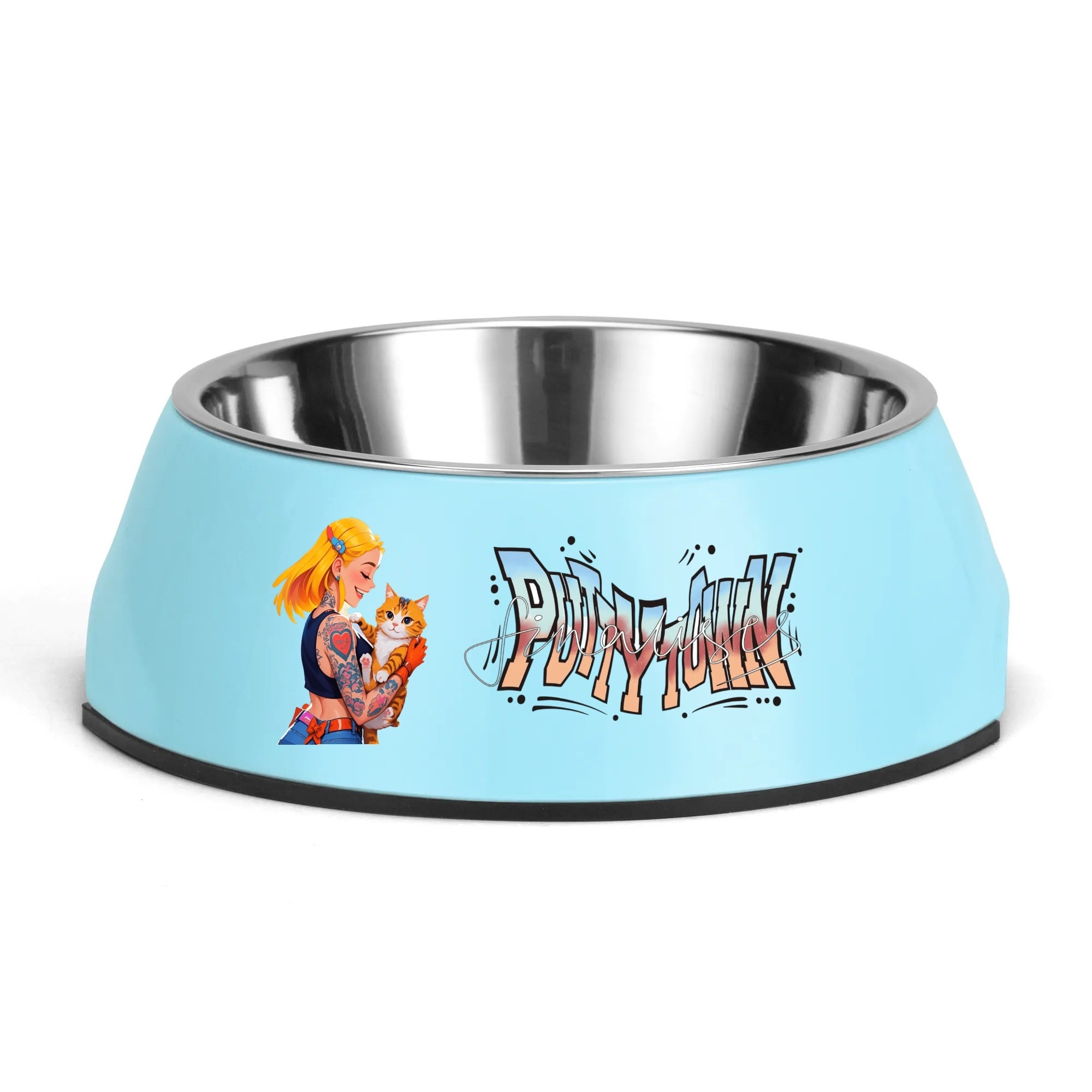 Customizable Stainless Steel Pet Bowl – Stylish&Personalized Feeding Time