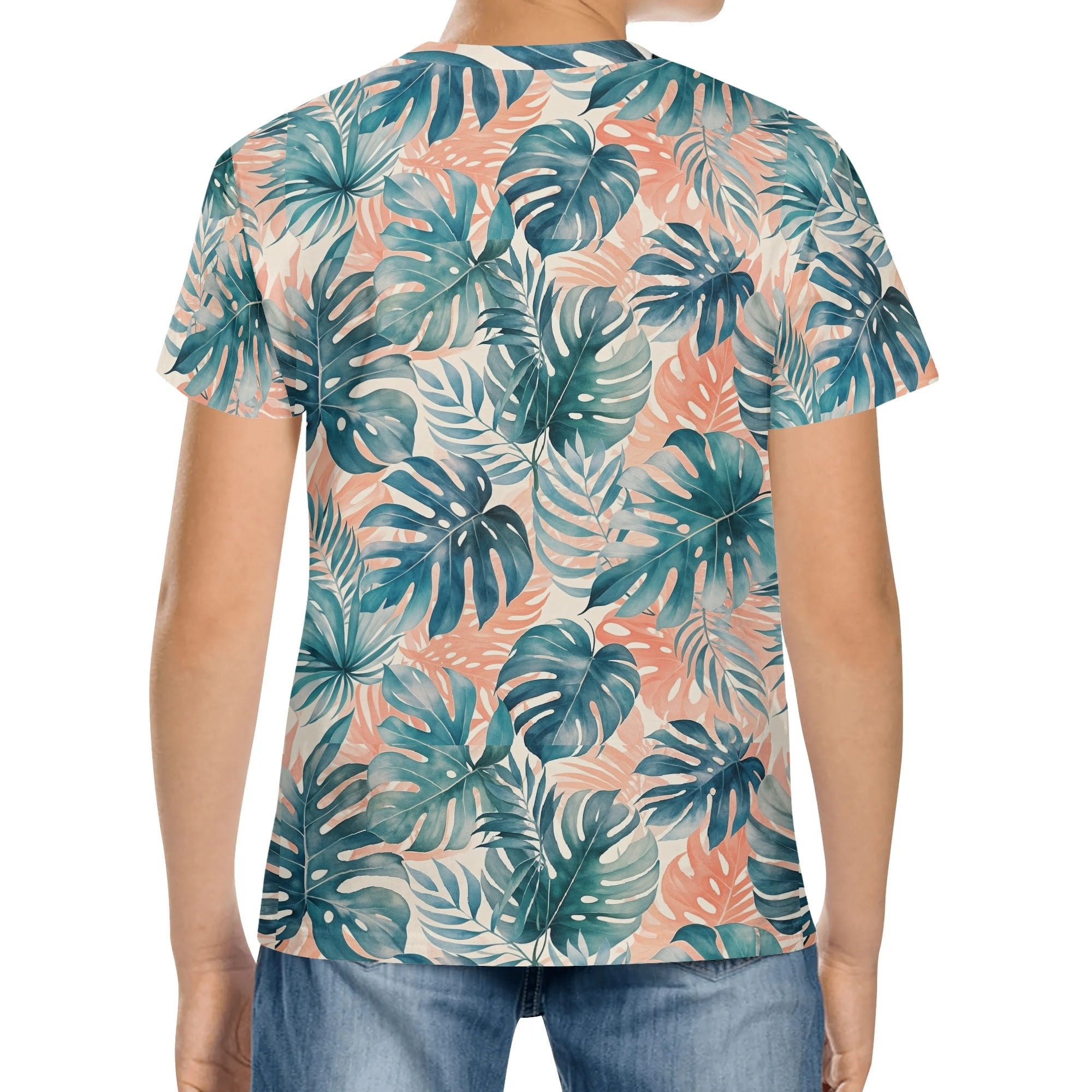Custom Kids' T-Shirt – Personalized Full-Print Design-100% Polyester