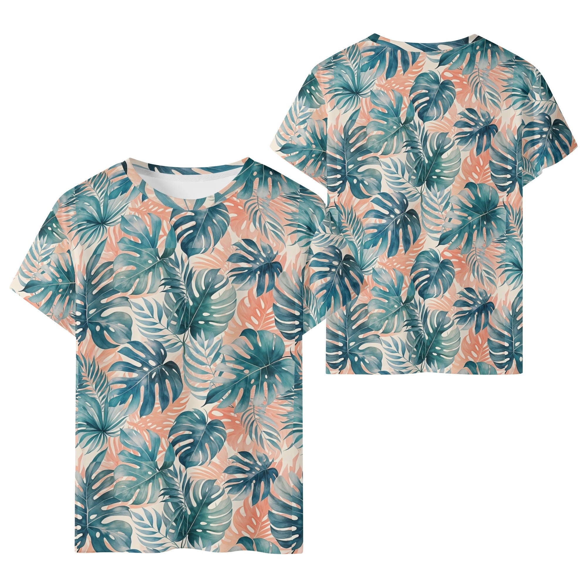 Custom Kids' T-Shirt – Personalized Full-Print Design-100% Polyester