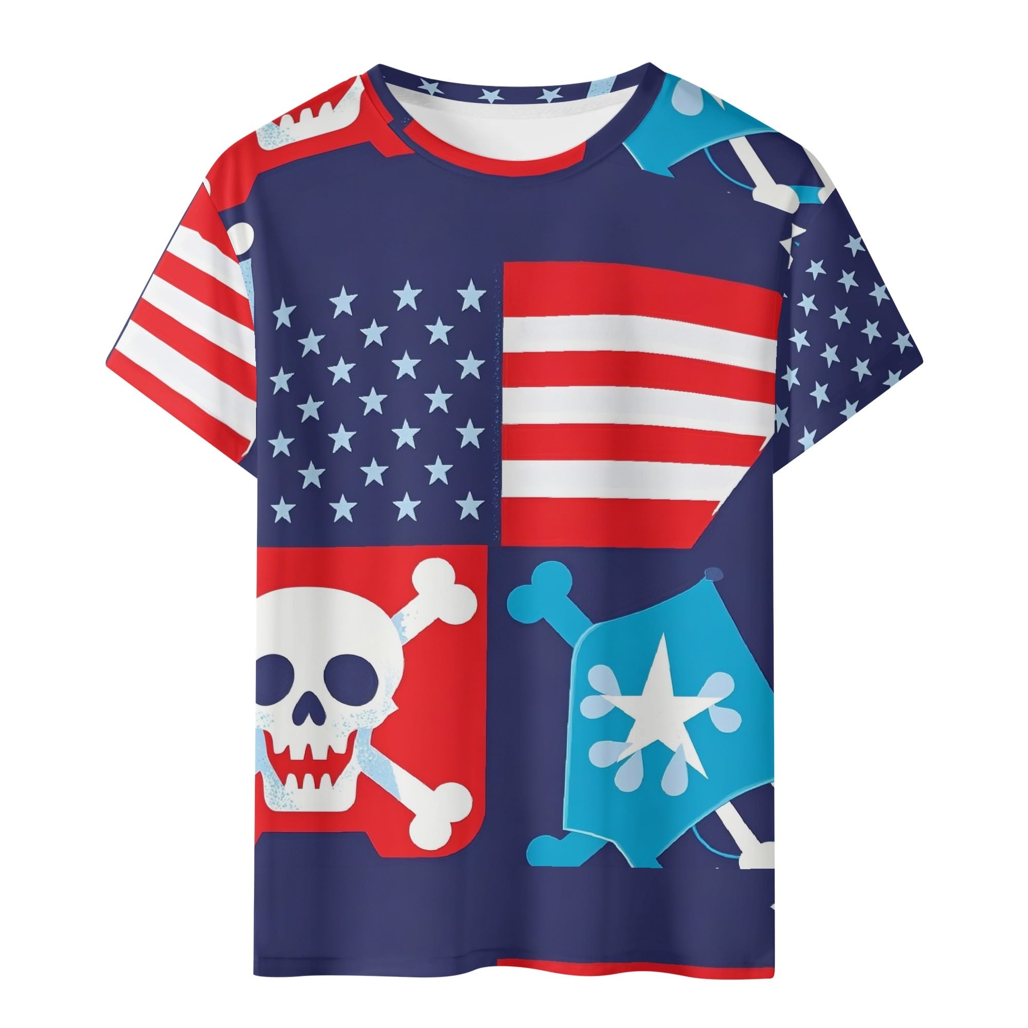 Custom All-Over Print Kids T-Shirt--100% Polyester | Youth Short Sleeve Tee