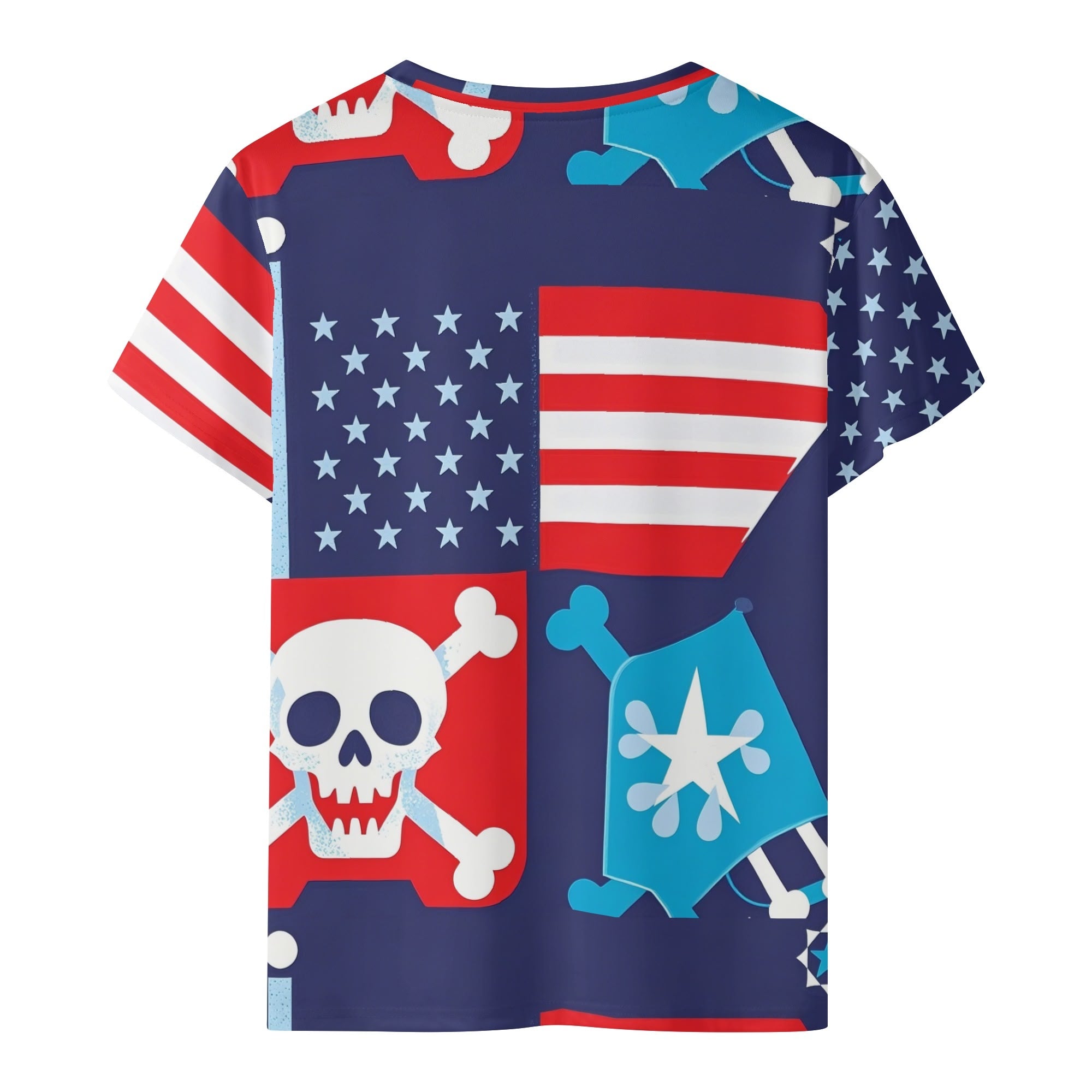 Custom All-Over Print Kids T-Shirt--100% Polyester | Youth Short Sleeve Tee