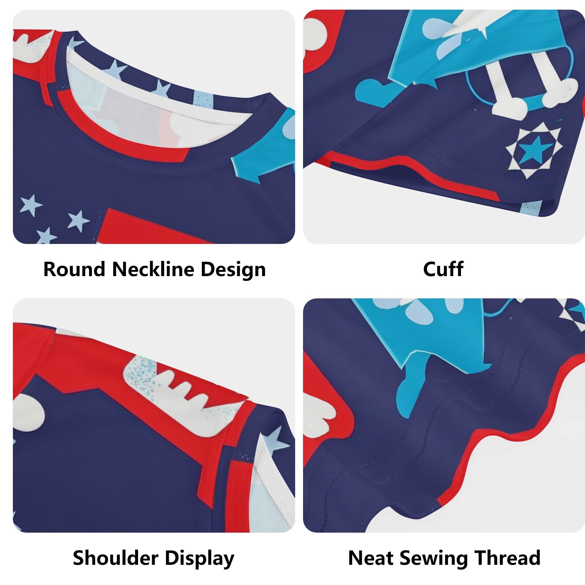 Custom All-Over Print Kids T-Shirt--100% Polyester | Youth Short Sleeve Tee