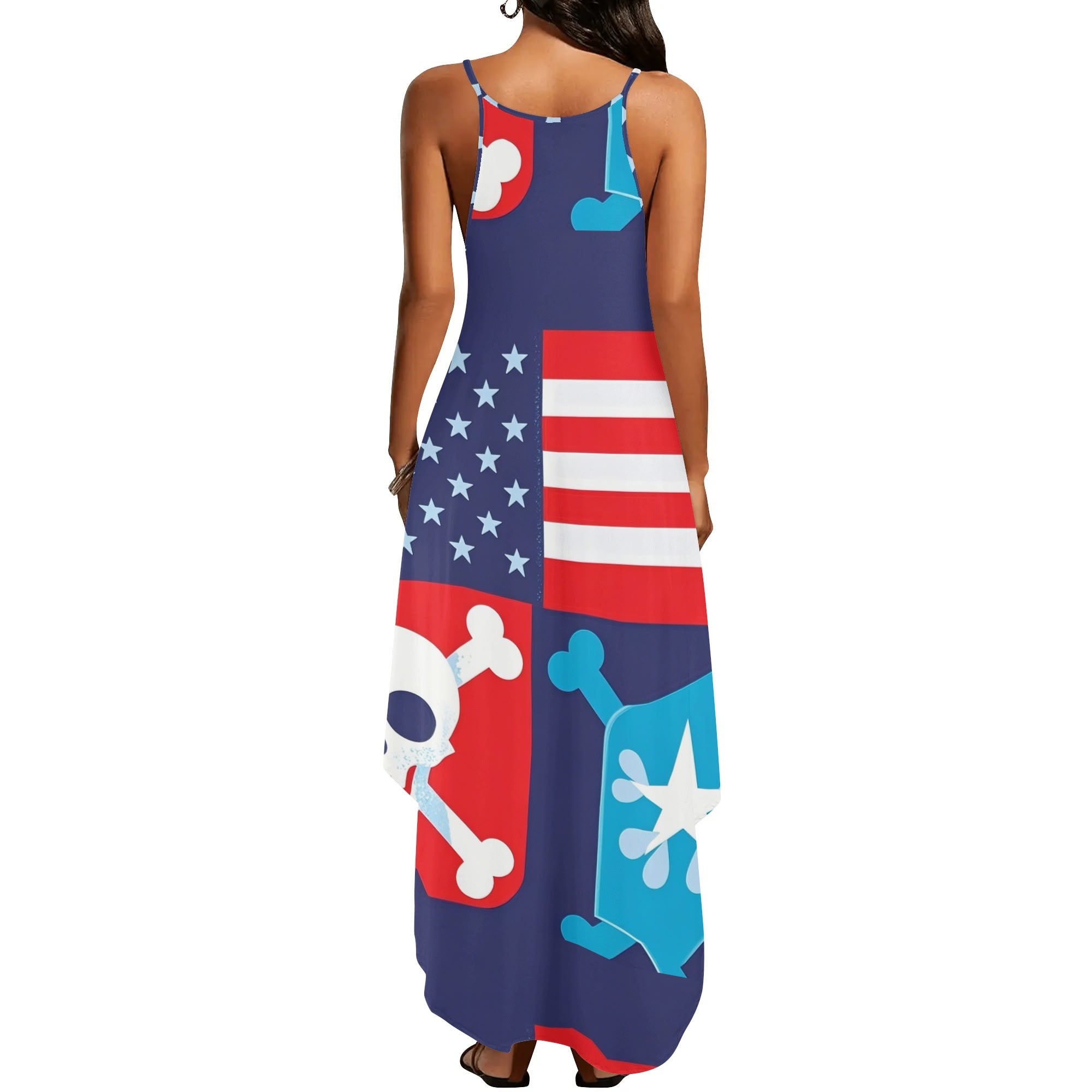 Women Sexy Draped Dress