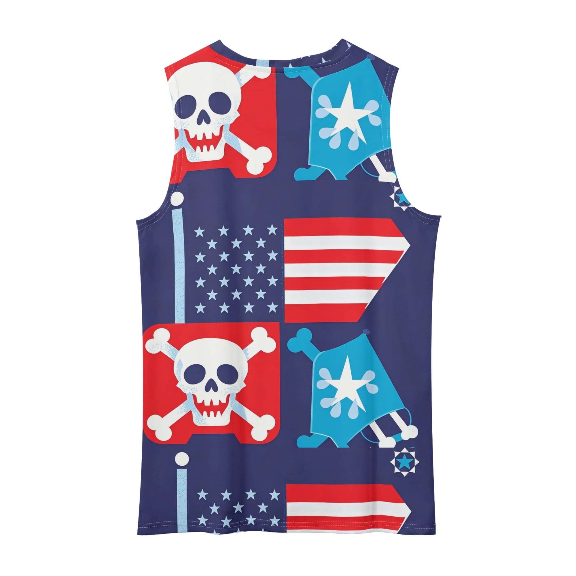 Mens Loose Fit Sleeveless Tank Top Muscle T-Shirt
