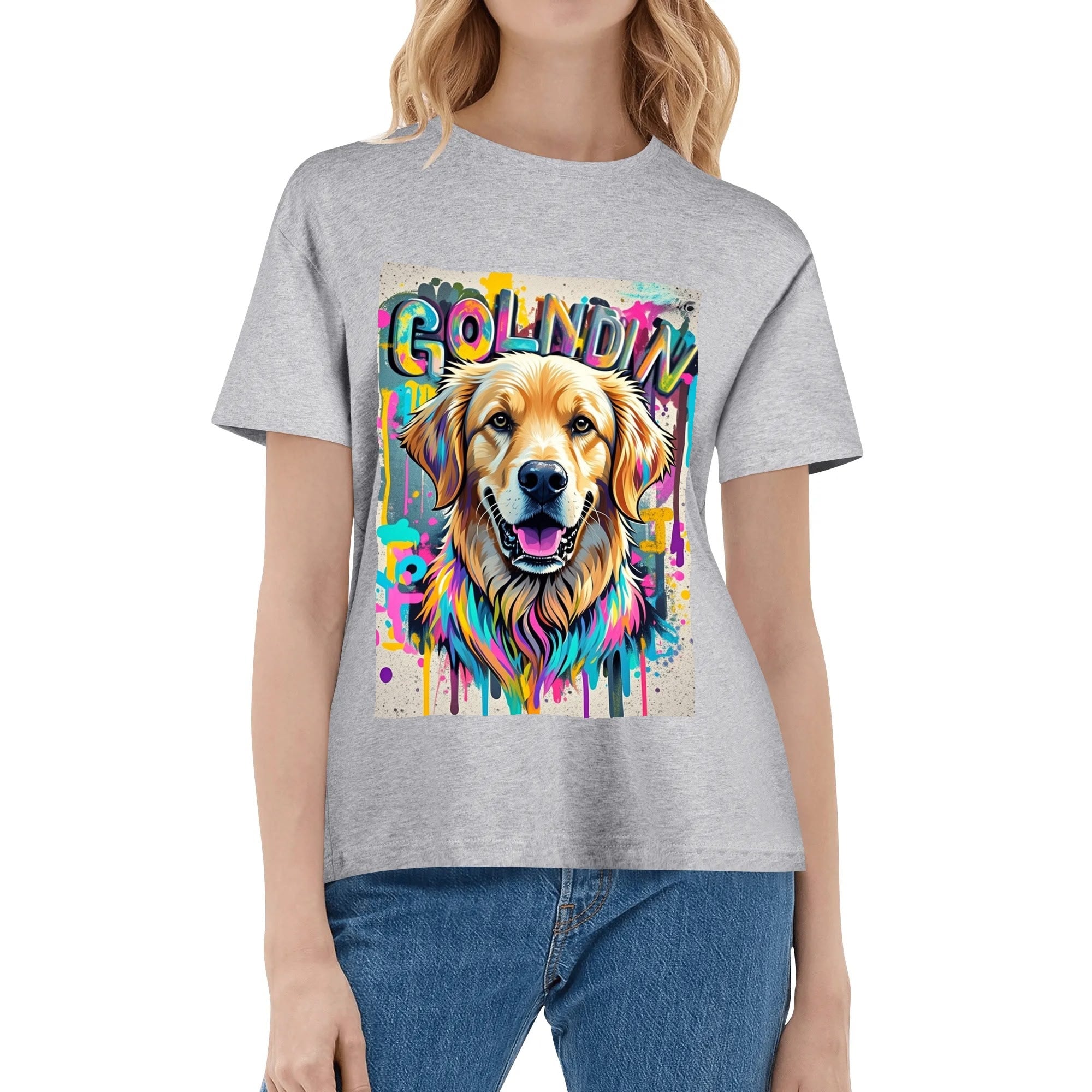 Custom Women’s T-Shirt – 100% Cotton with Personalized Front Image