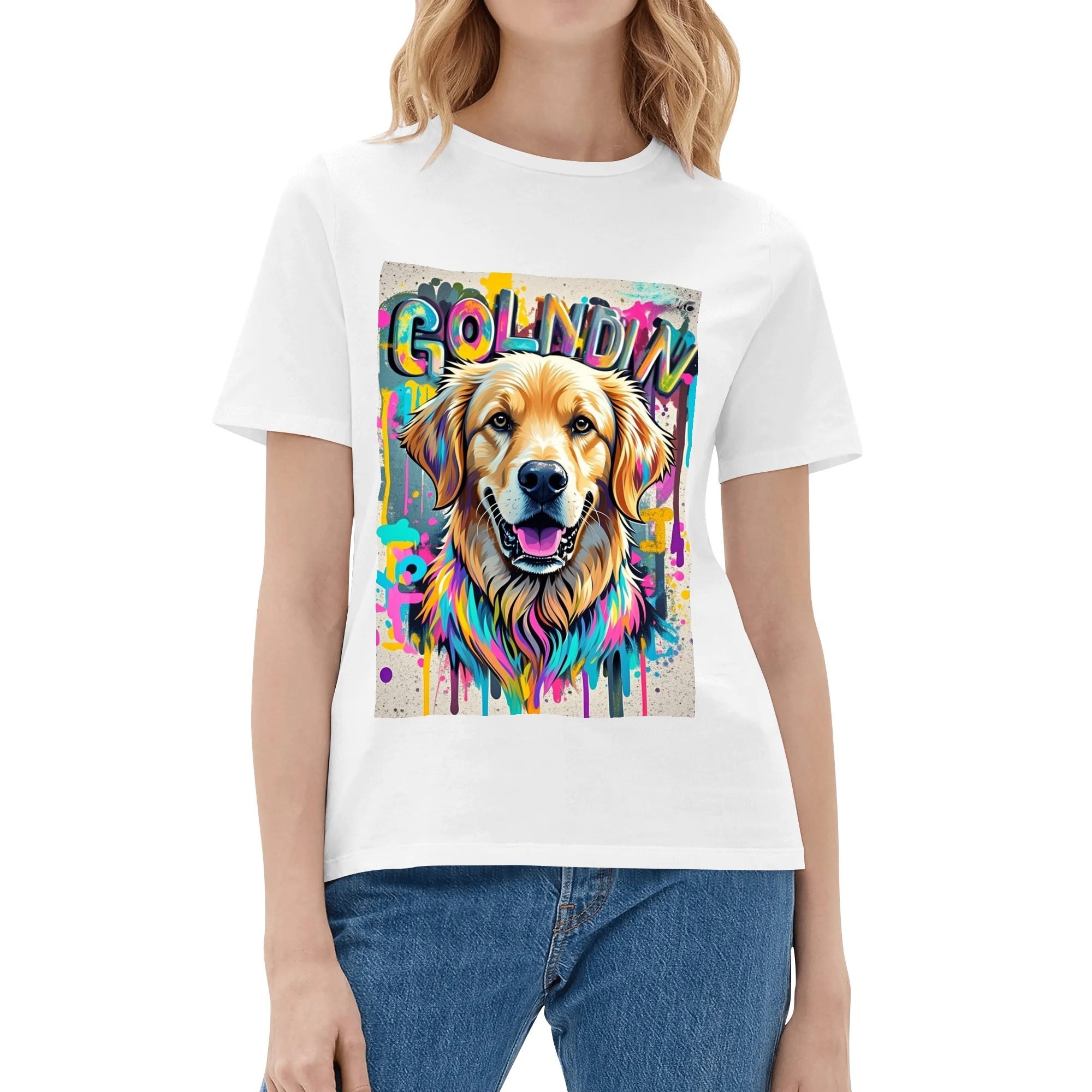 Custom Women’s T-Shirt – 100% Cotton with Personalized Front Image