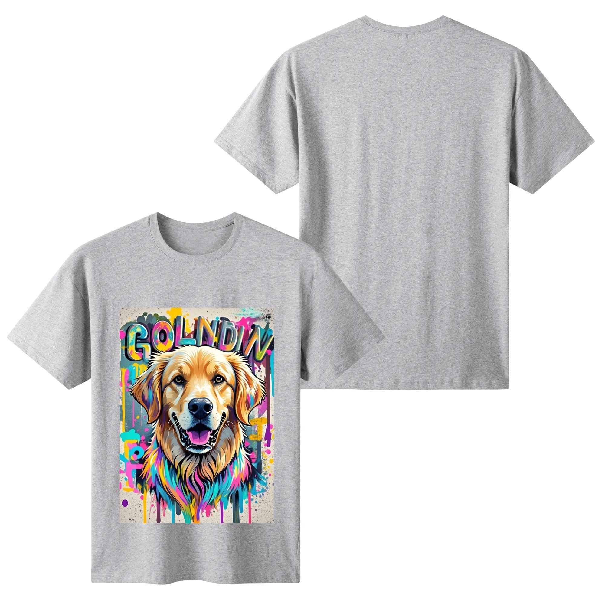 Custom Men’s T-Shirt – 100% Cotton with Personalized Front Image