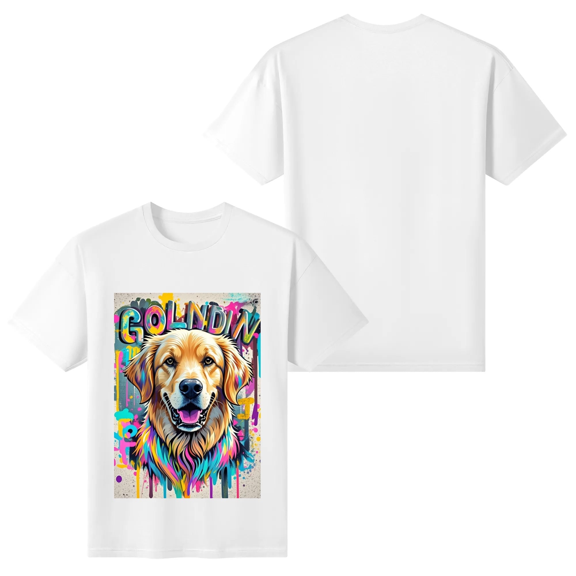 Custom Men’s T-Shirt – 100% Cotton with Personalized Front Image
