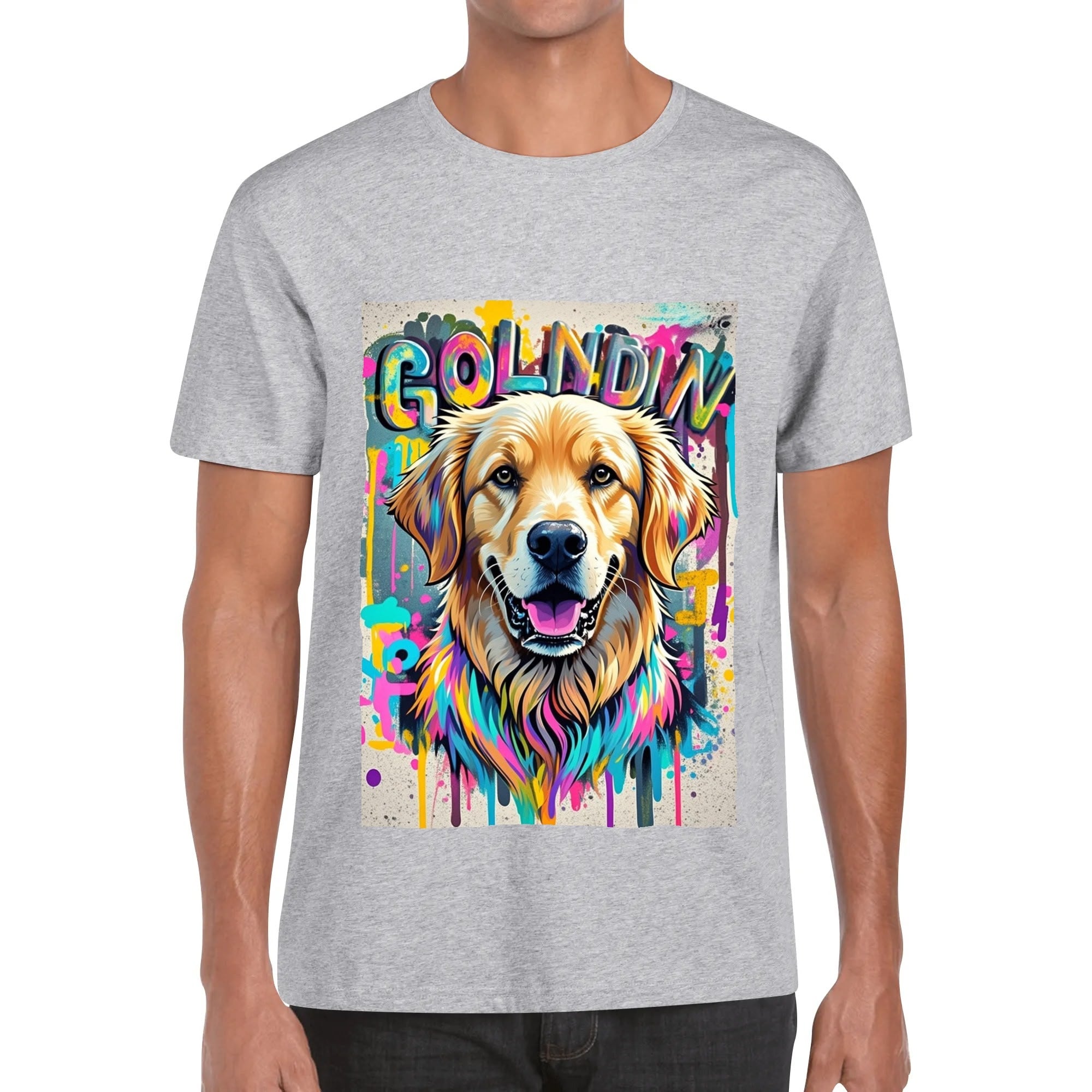 Custom Men’s T-Shirt – 100% Cotton with Personalized Front Image