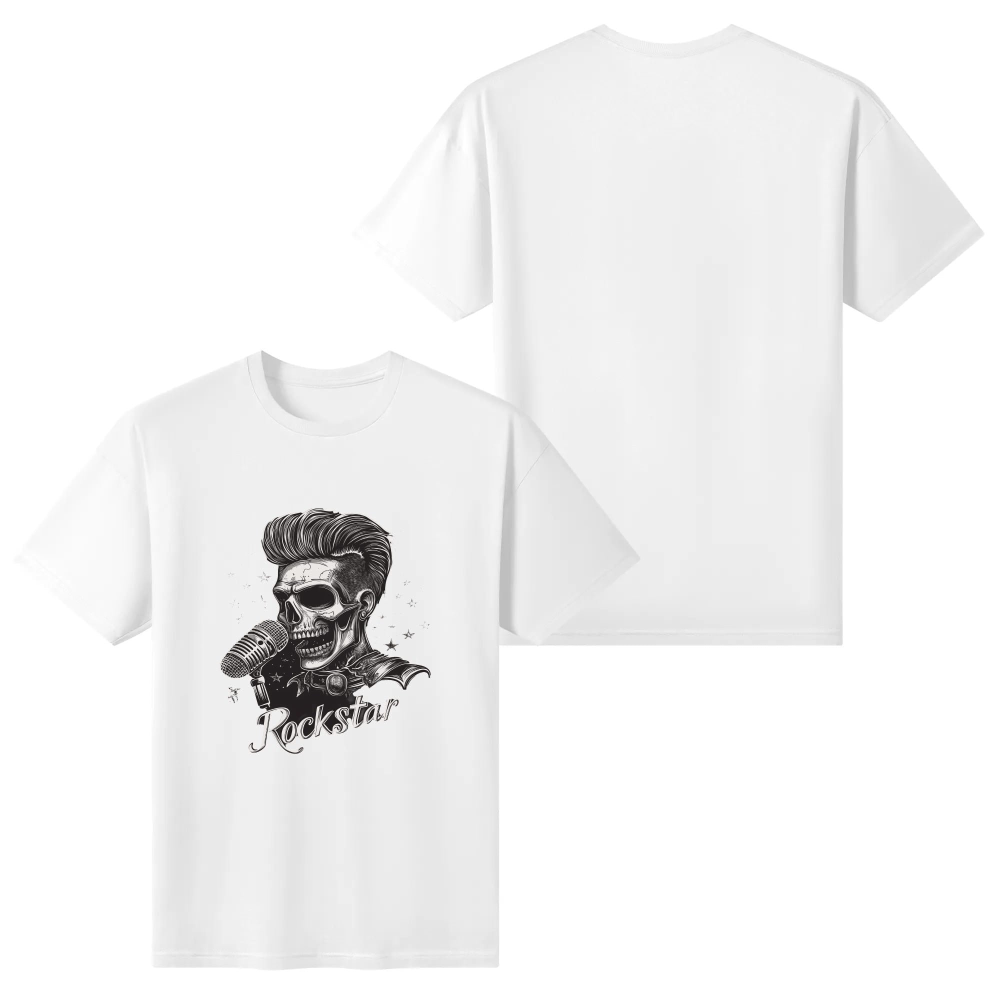 Custom Men’s T-Shirt – 100% Cotton with Personalized Front Image