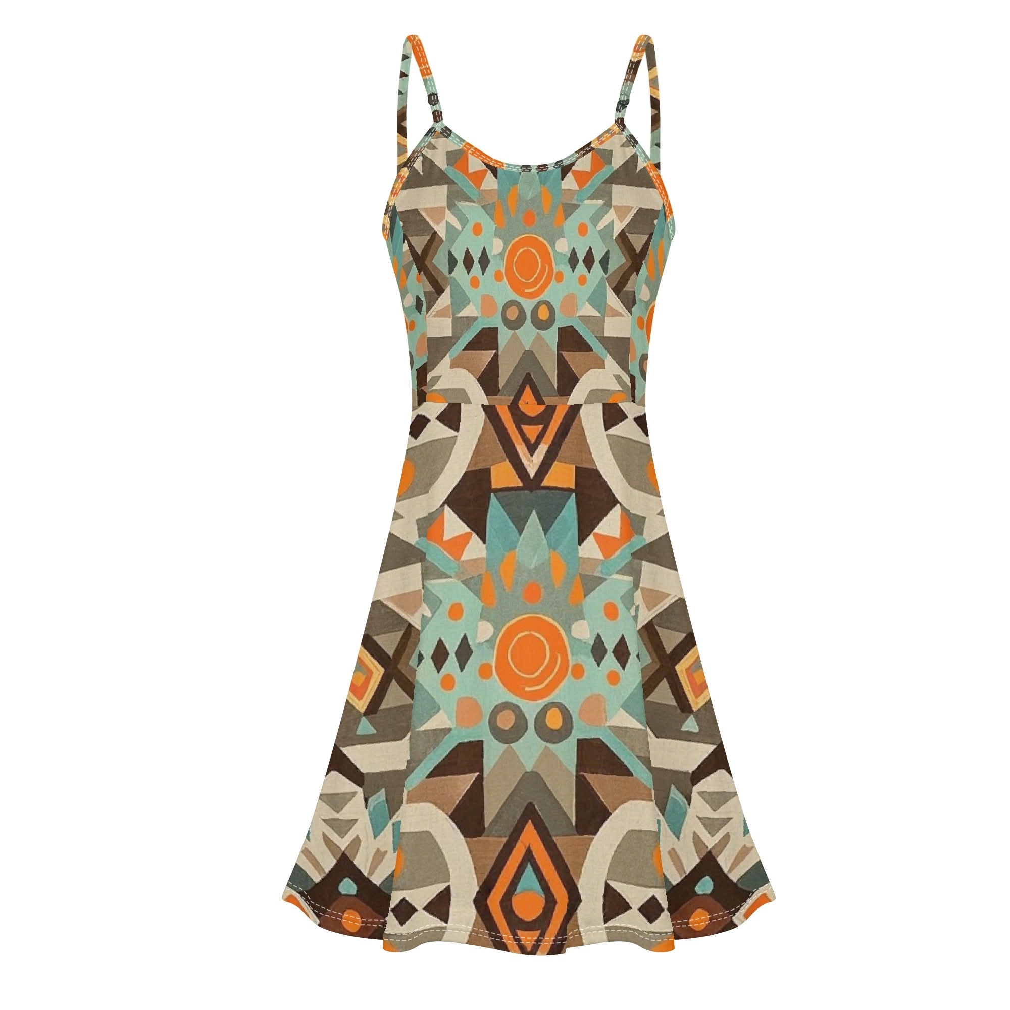 Womens Lounge Sleeveless Adjustable Spaghetti Strap Short Dress Swing Dress