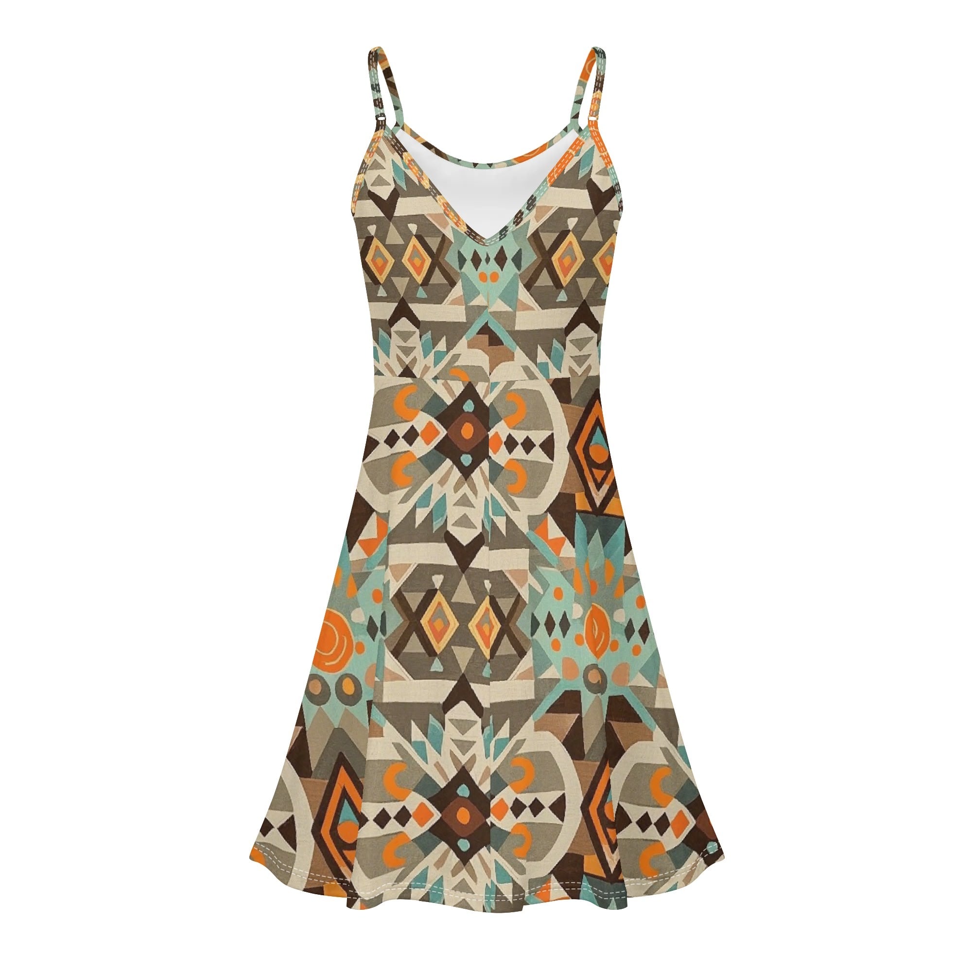 Womens Lounge Sleeveless Adjustable Spaghetti Strap Short Dress Swing Dress