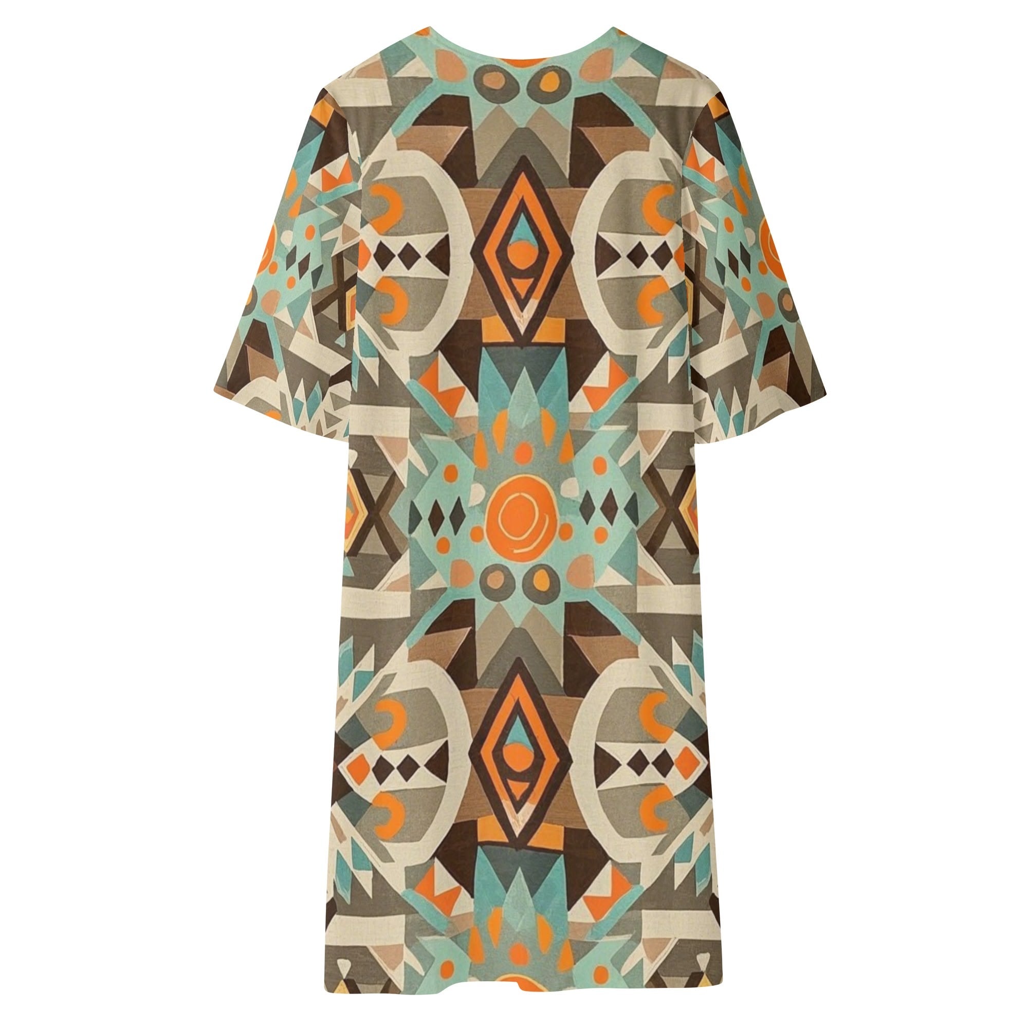 Customized Versatile Polyester Kimono Duster Coat--Full Printing Lightweight Outerwear