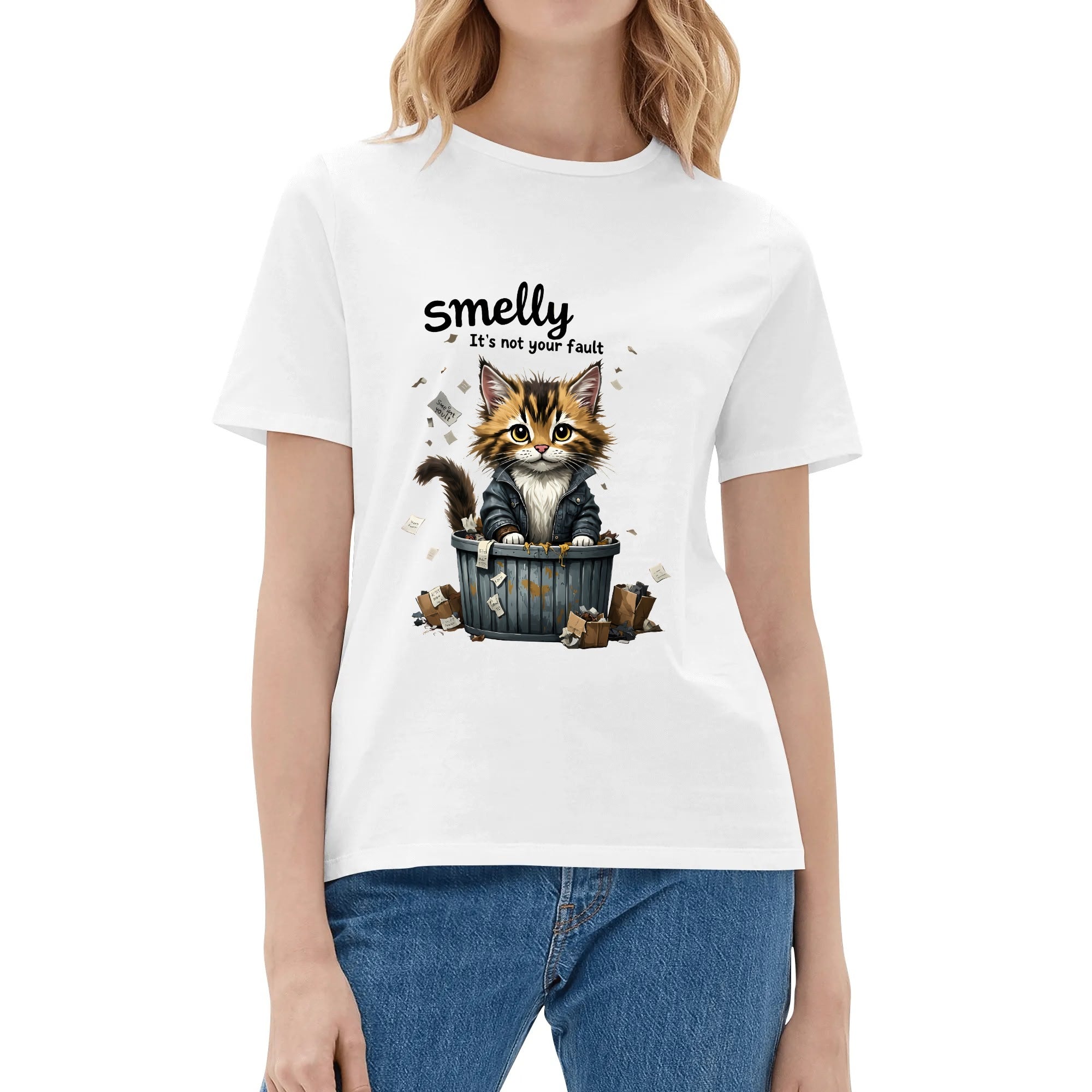 Custom Cotton T-Shirt--Personalized Front Back Printing