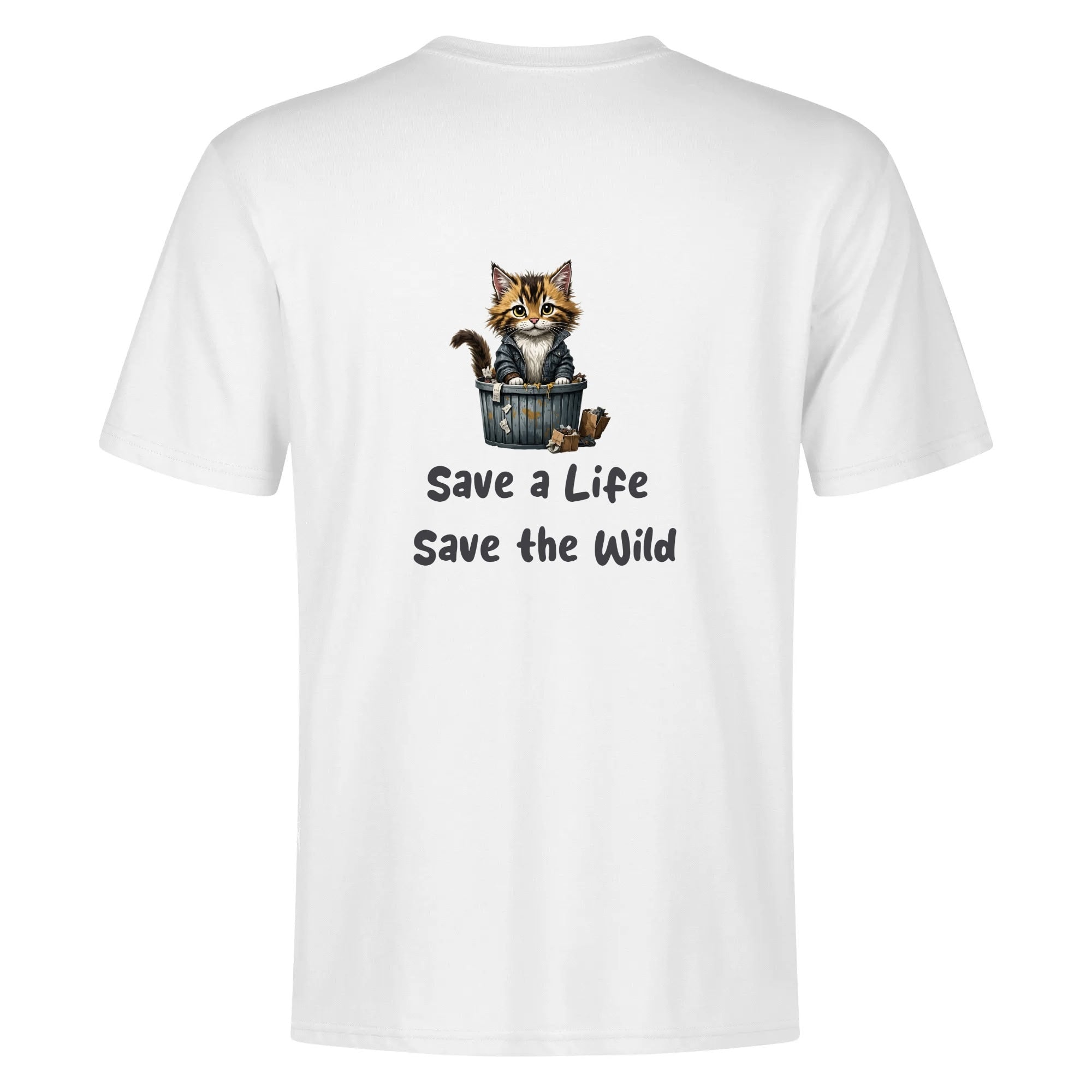 Custom Cotton T-Shirt--Personalized Front Back Printing