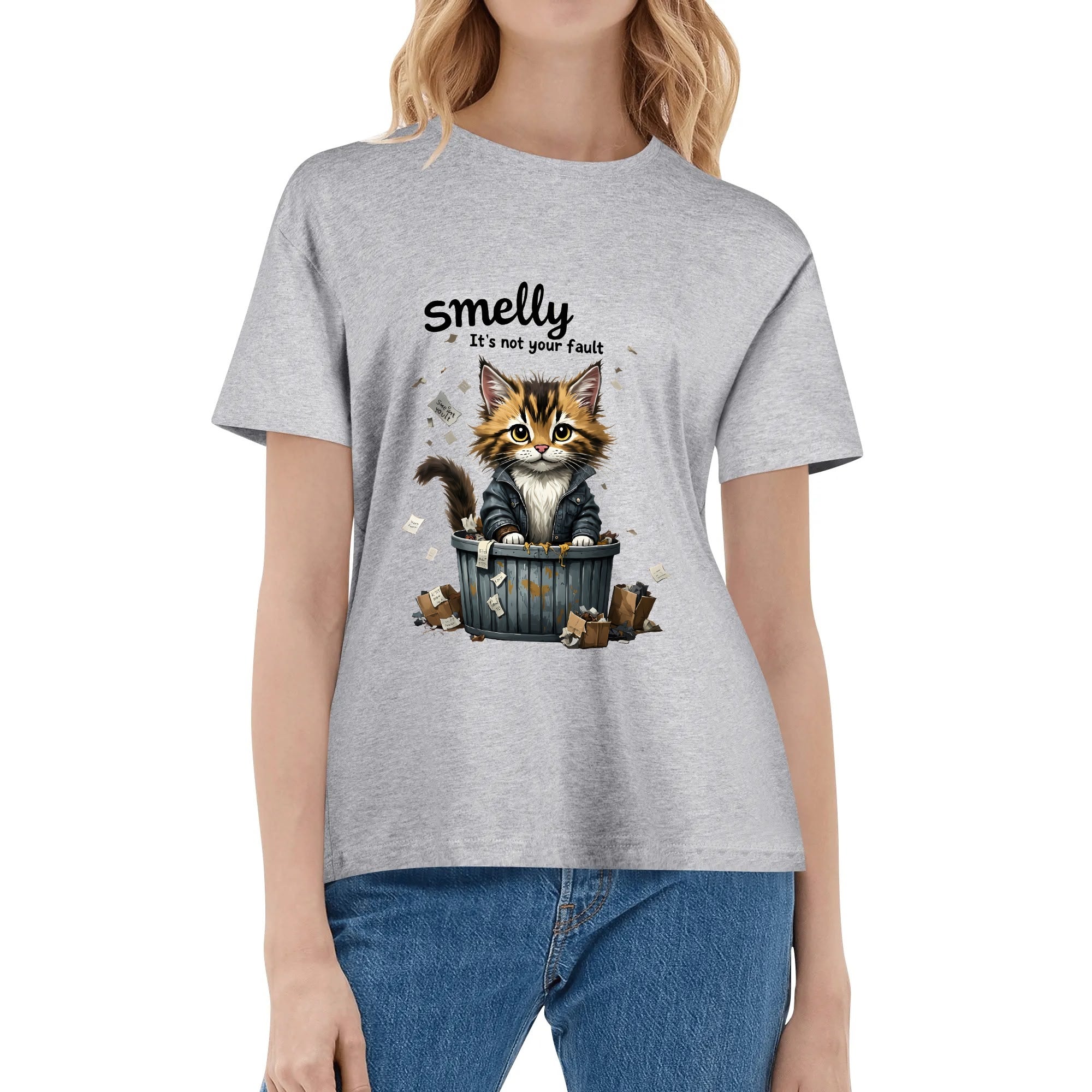 Custom Cotton T-Shirt--Personalized Front Back Printing