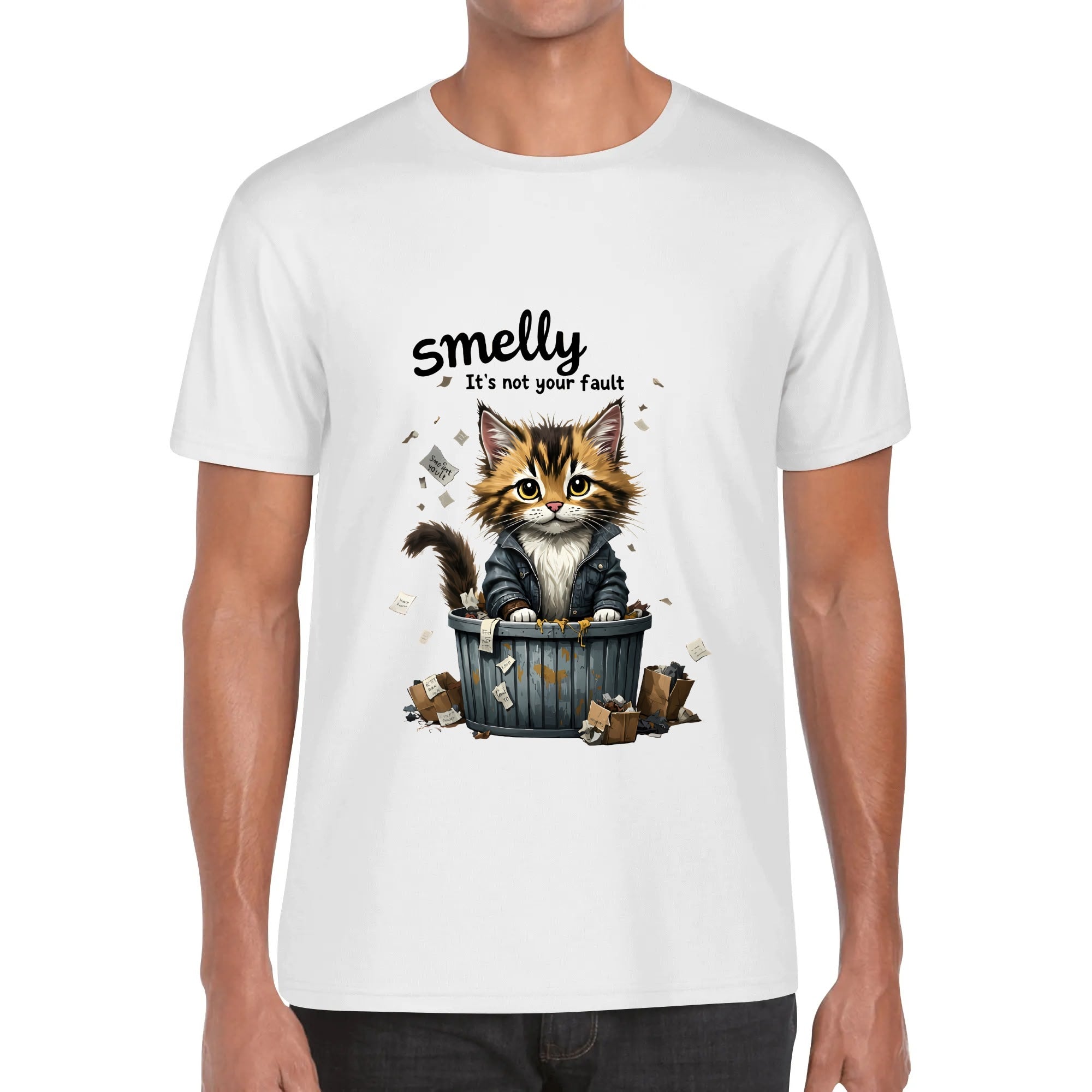 Custom Cotton T-Shirt--Personalized Front Back Printing