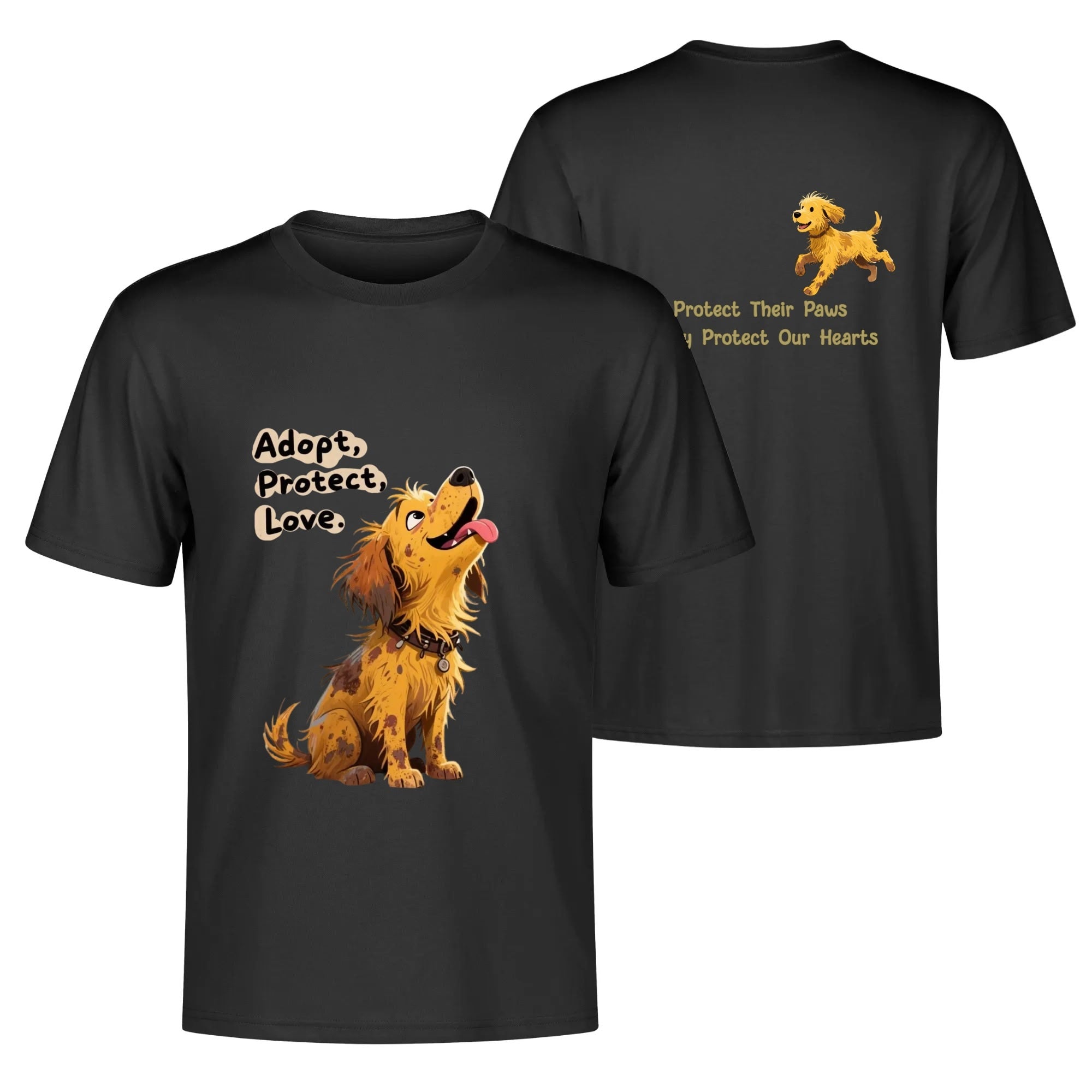 Personalized Front And Back Print-Custom Cotton T-Shirt