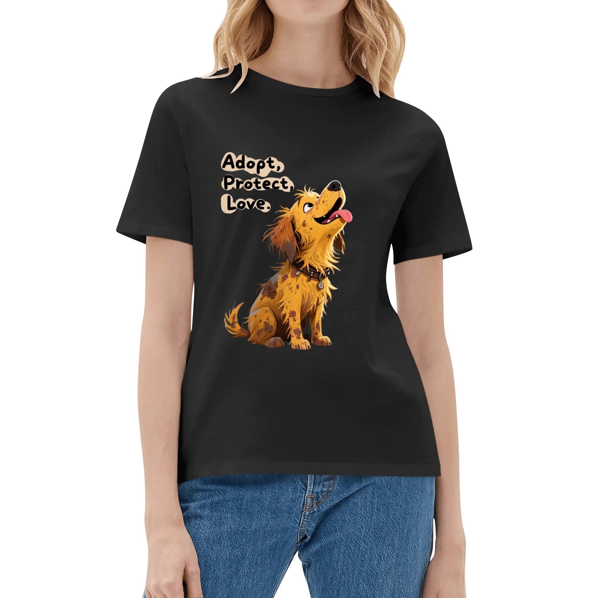 Personalized Front And Back Print-Custom Cotton T-Shirt