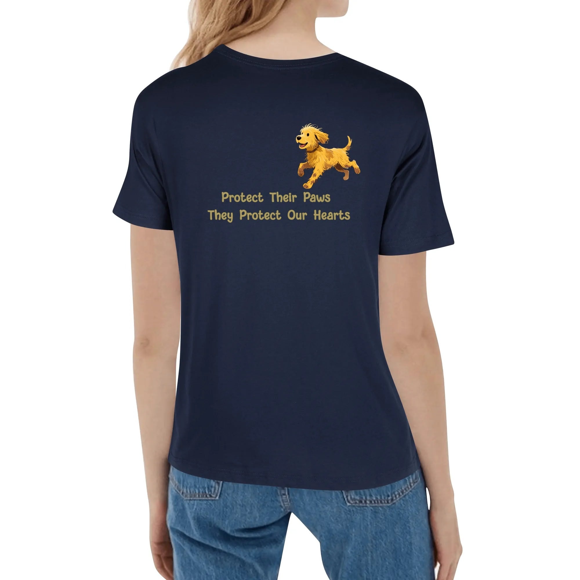 Personalized Front And Back Print-Custom Cotton T-Shirt