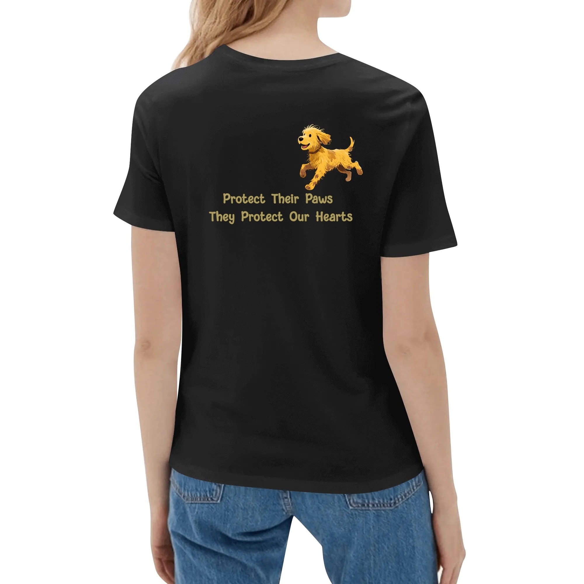 Personalized Front And Back Print-Custom Cotton T-Shirt