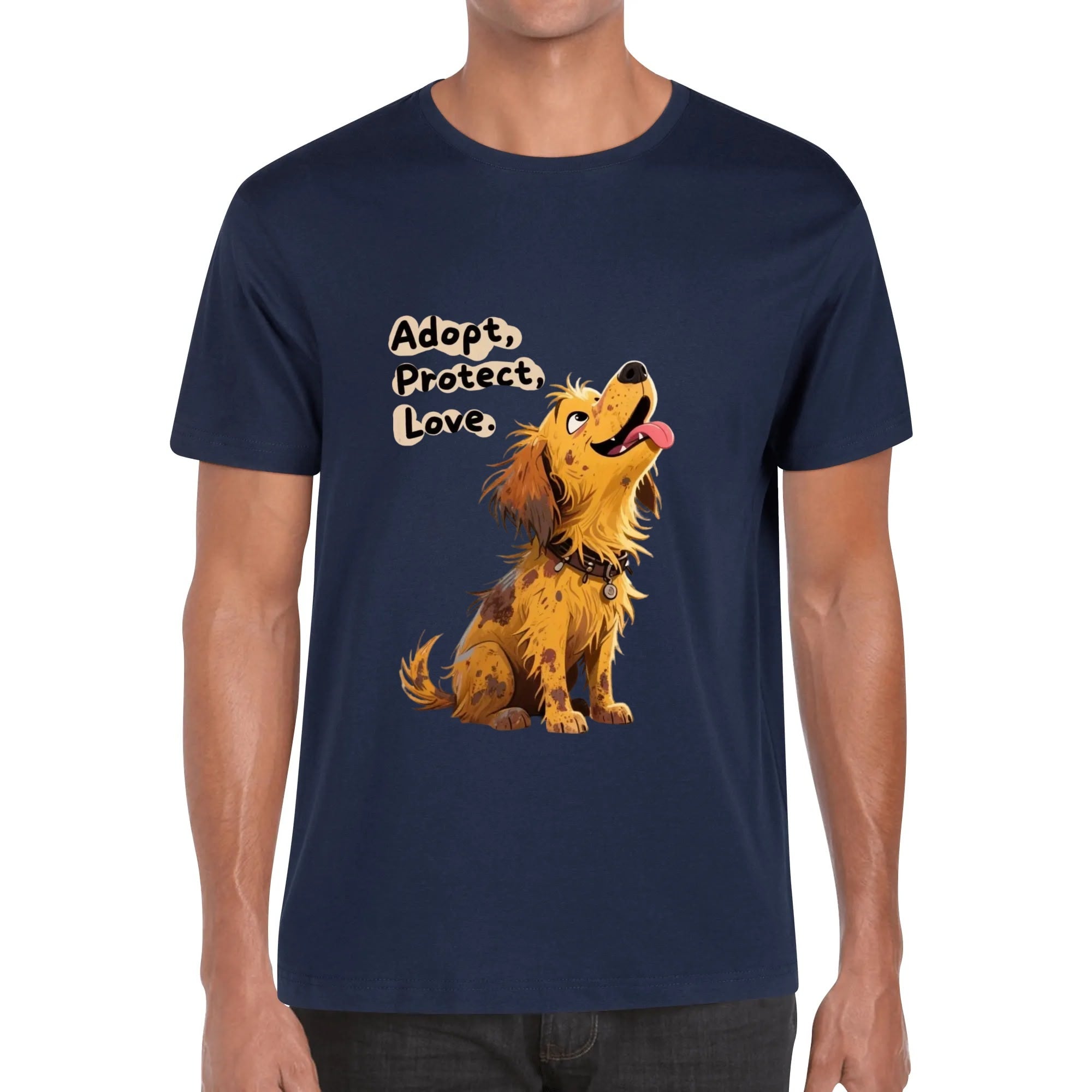 Personalized Front And Back Print-Custom Cotton T-Shirt