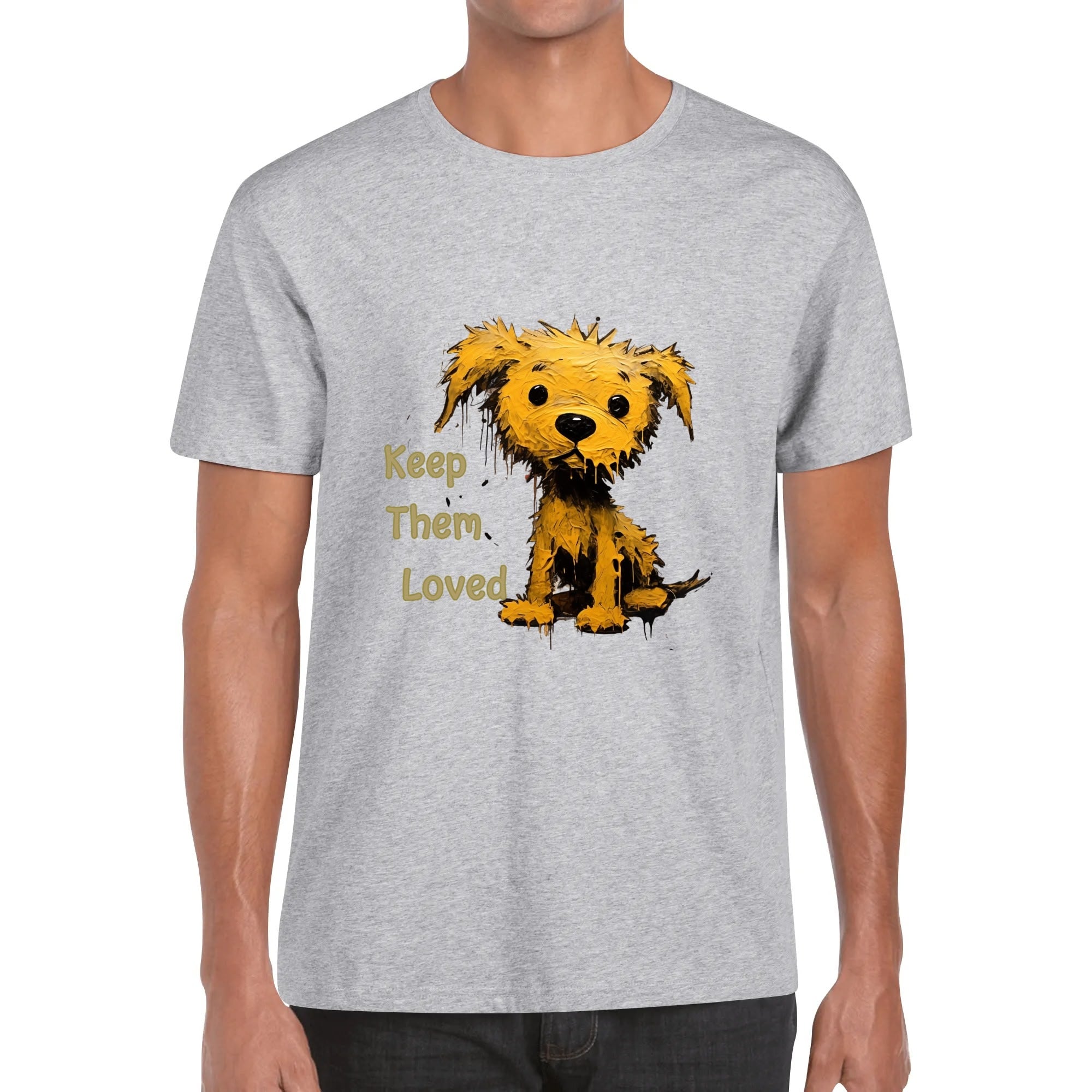 Custom Men’s T-Shirt – 100% Cotton with Personalized Front Image