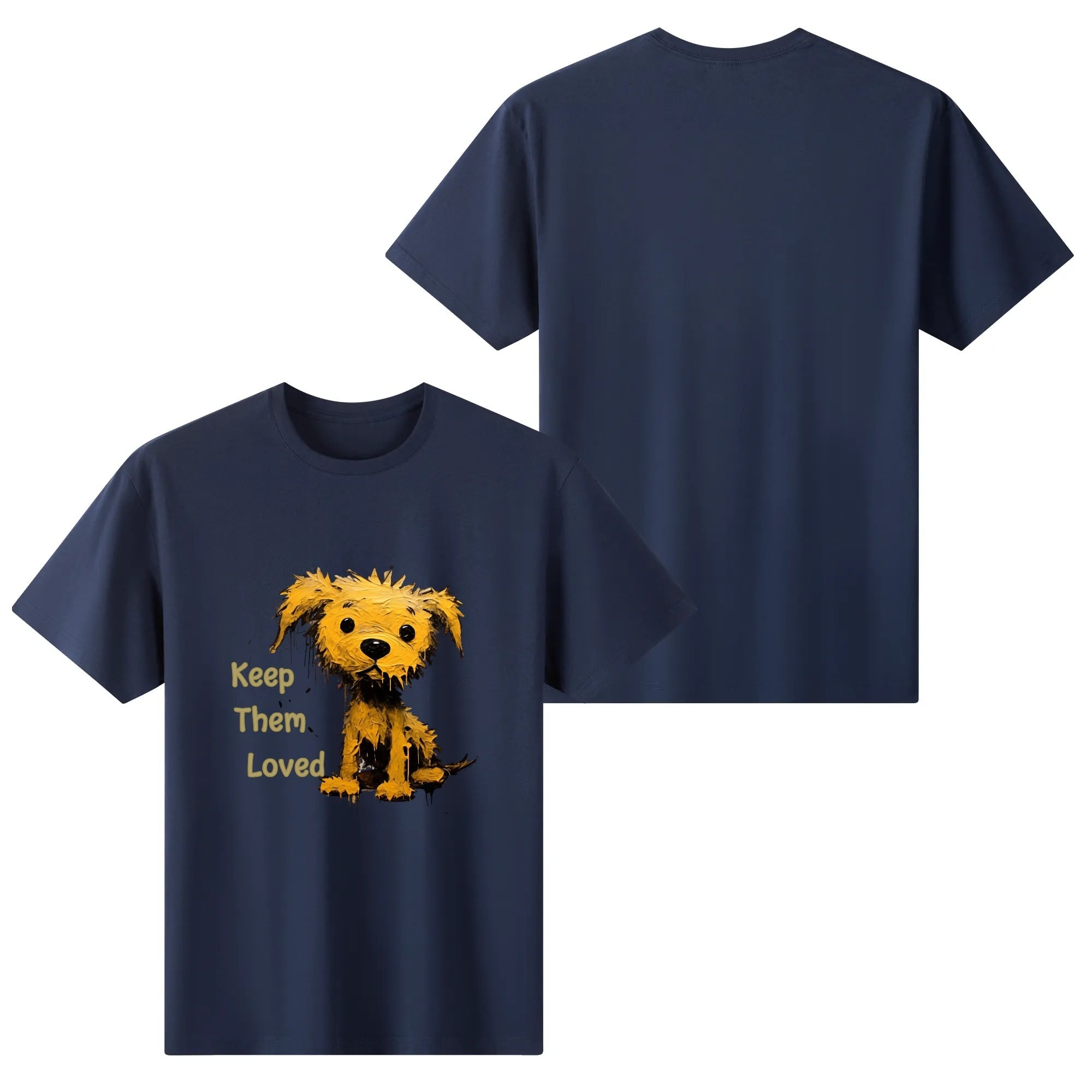 Custom Men’s T-Shirt – 100% Cotton with Personalized Front Image