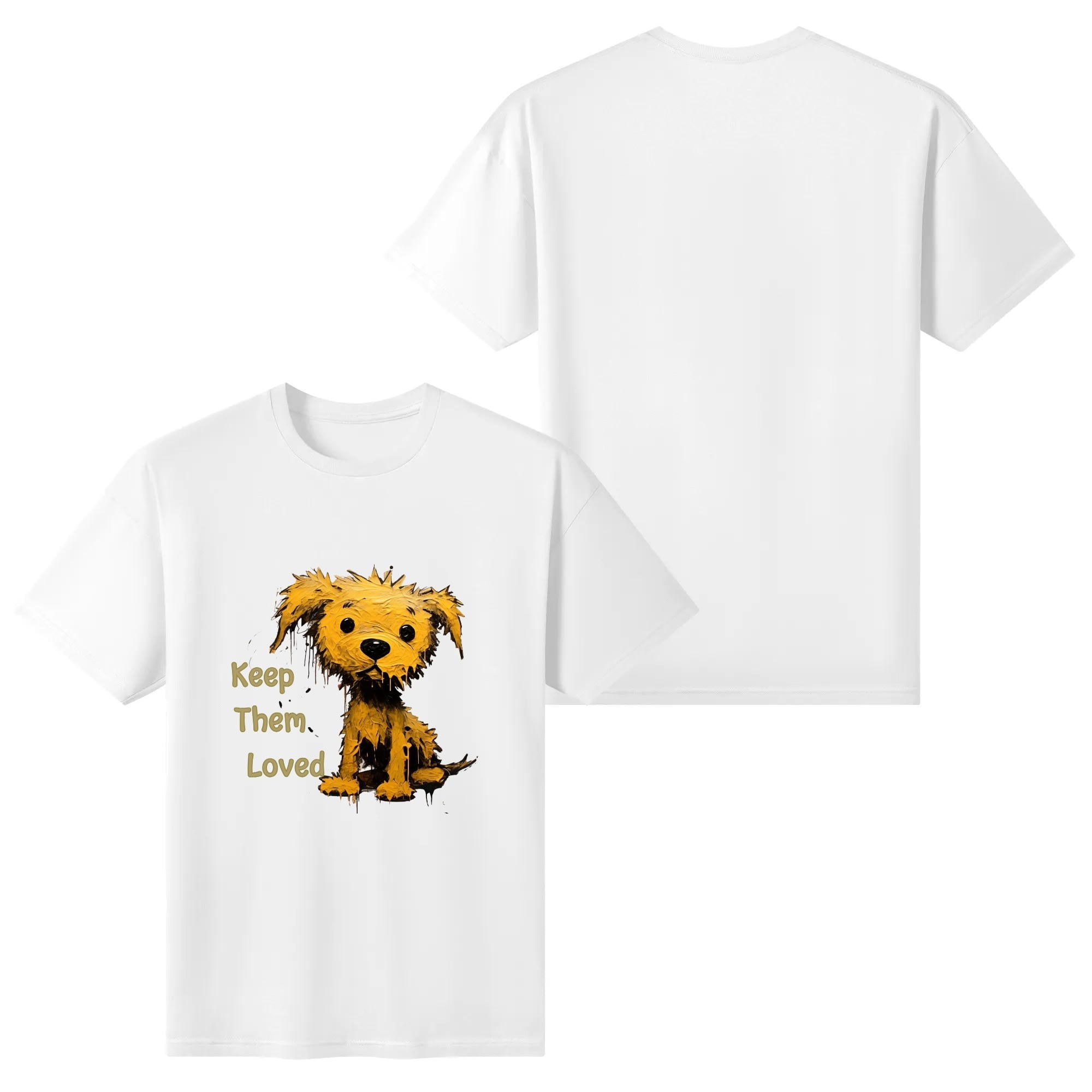 Custom Men’s T-Shirt – 100% Cotton with Personalized Front Image
