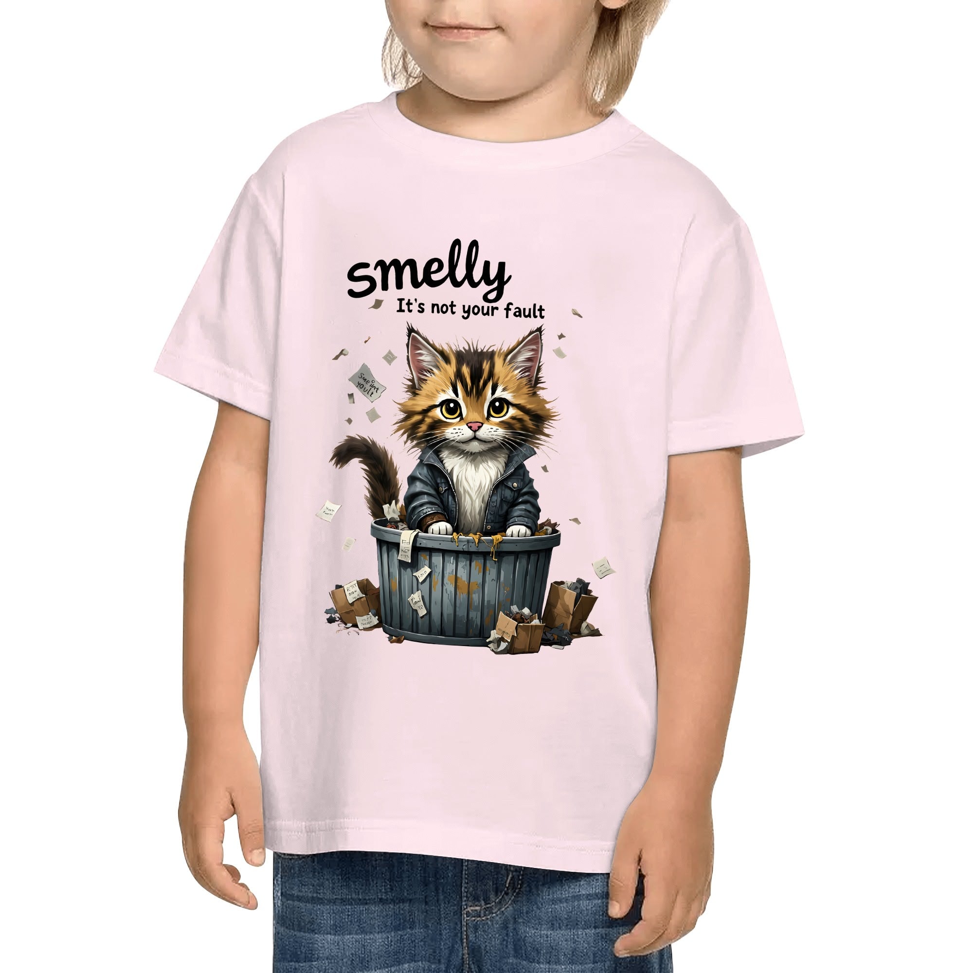 Kids Cotton Front & Back Printing T-Shirt
