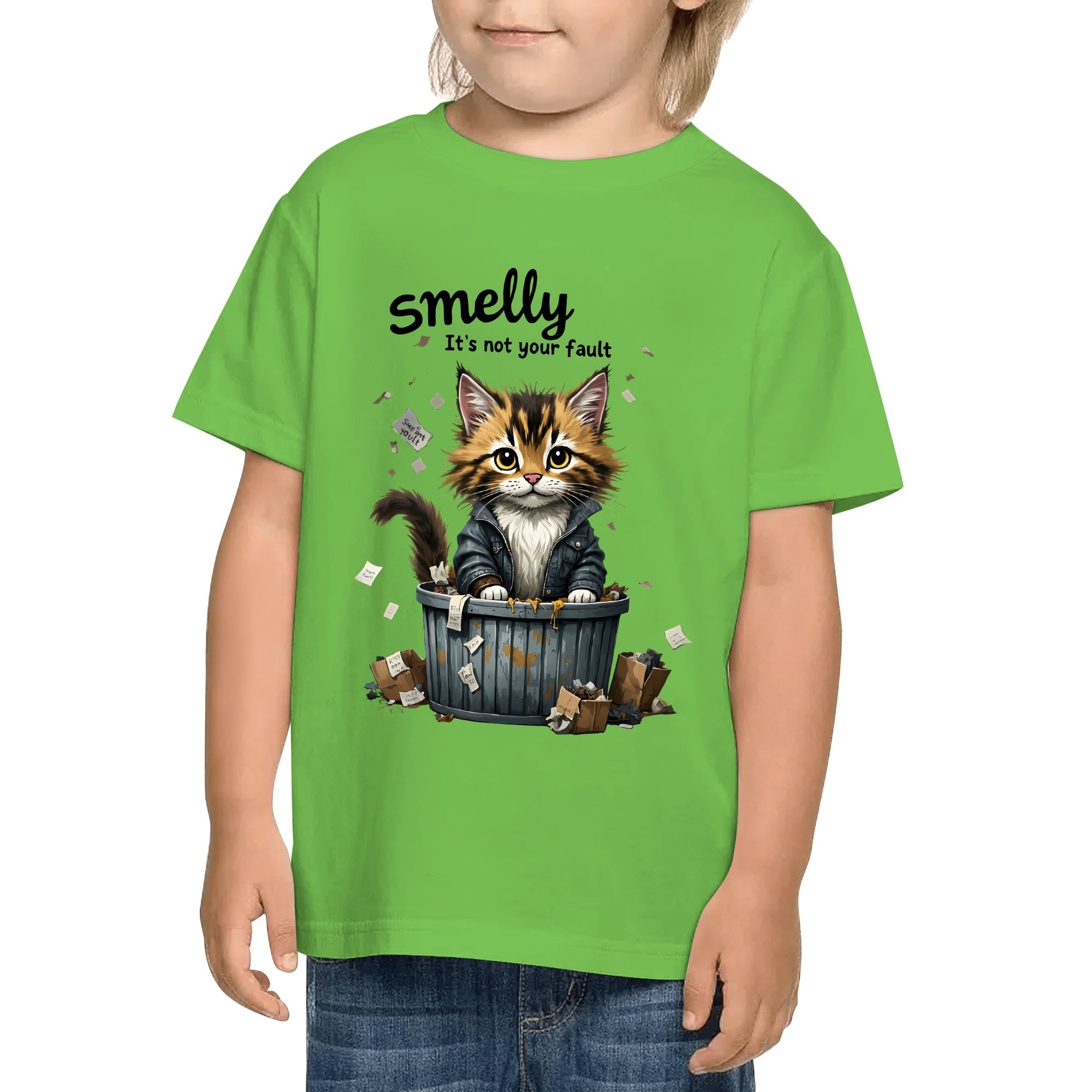 Kids Cotton Front & Back Printing T-Shirt