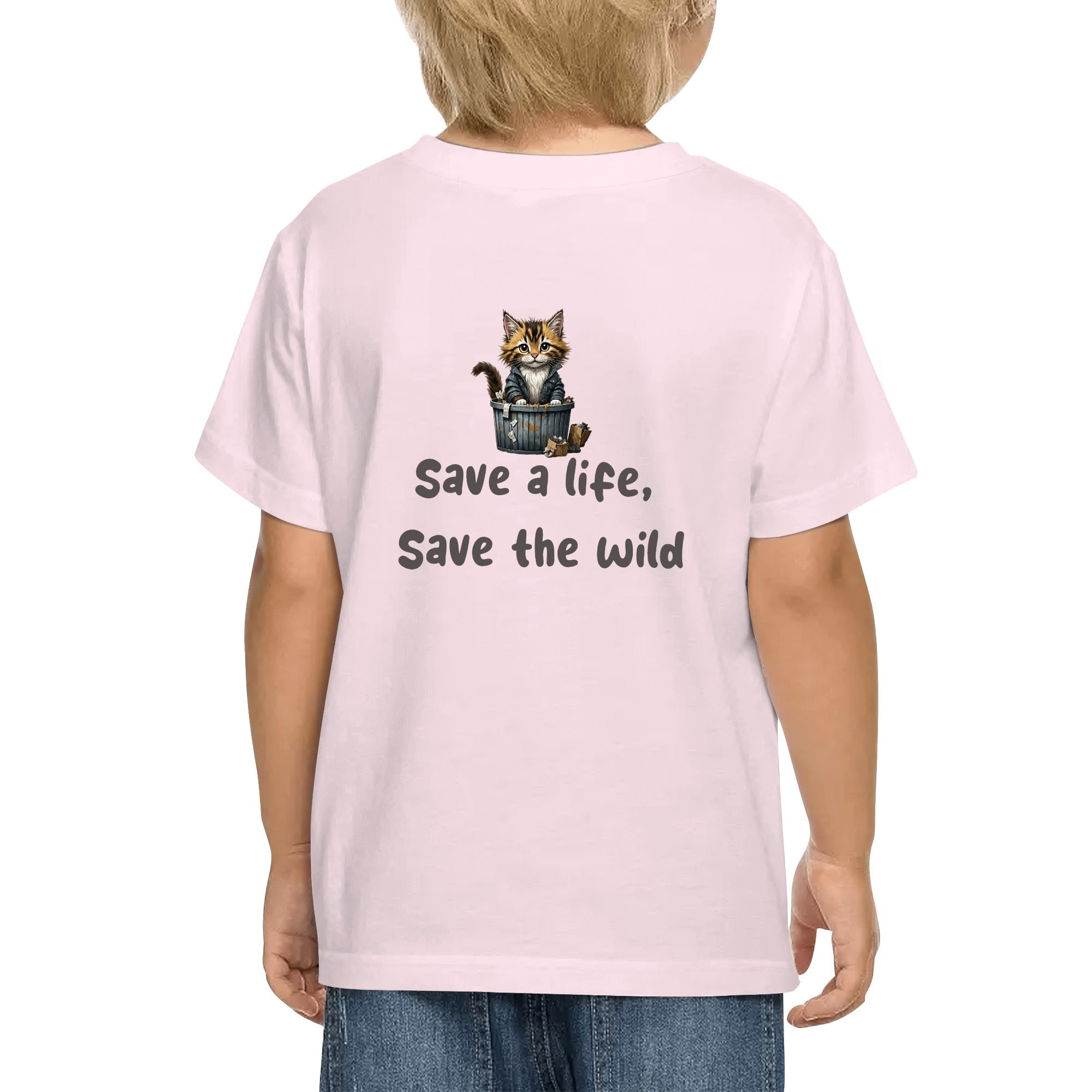 Kids Cotton Front & Back Printing T-Shirt