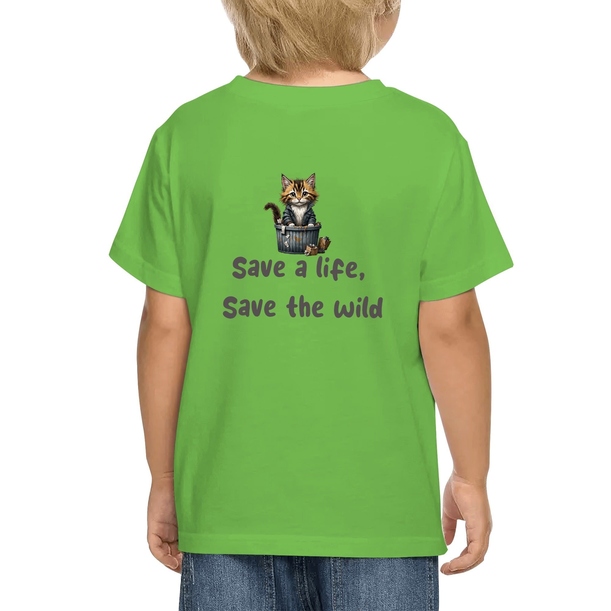 Kids Cotton Front & Back Printing T-Shirt